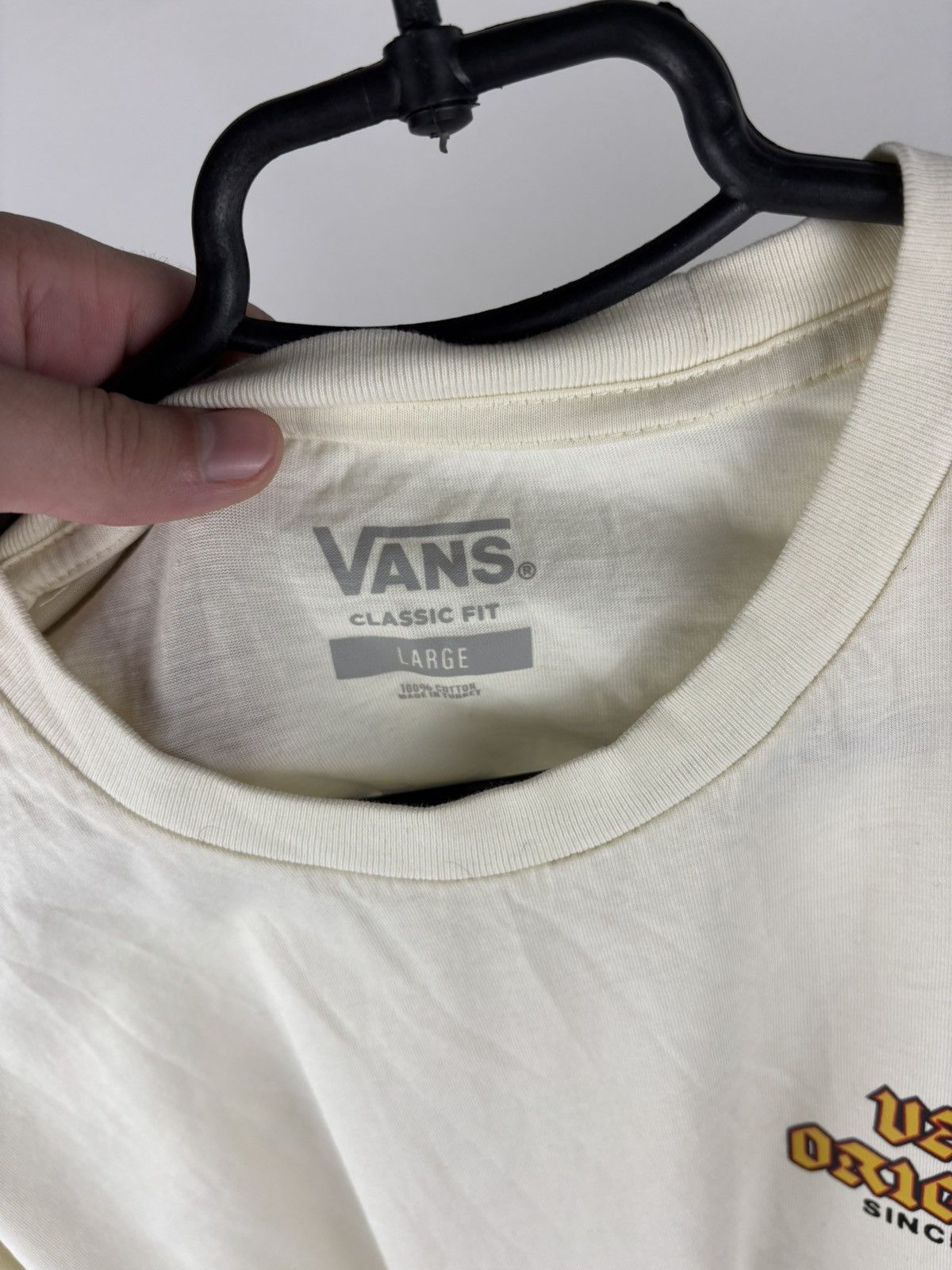 Vans Vans big logo t shirt size L Size US L / EU 52-54 / 3 - 4 Thumbnail