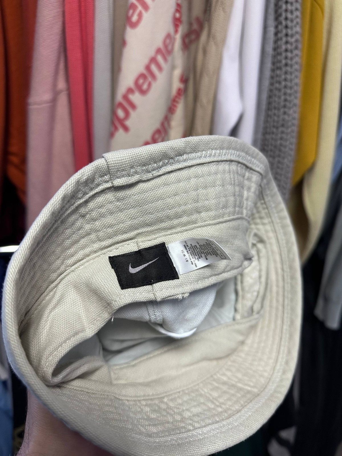 Nike Vintage 90s Nike Swoosh Bucket Hat Panama Y2K Os Size ONE SIZE - 3 Thumbnail