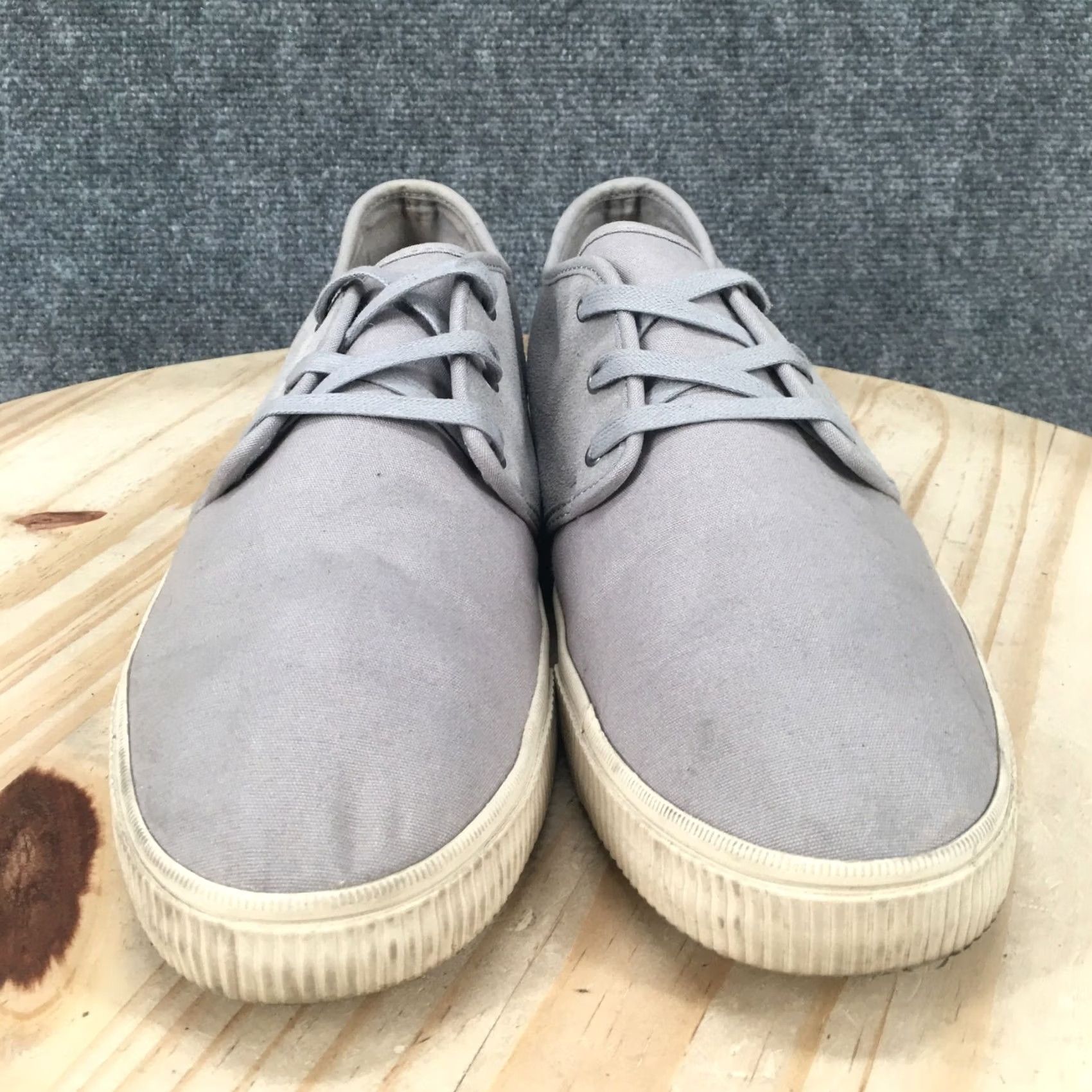 Toms TOMS Carlo Casual Low Top Sneakers Gray Fabric Lace Up Men’s Shoes 12 US Size US L / EU 52-54 / 3 - 7 Thumbnail