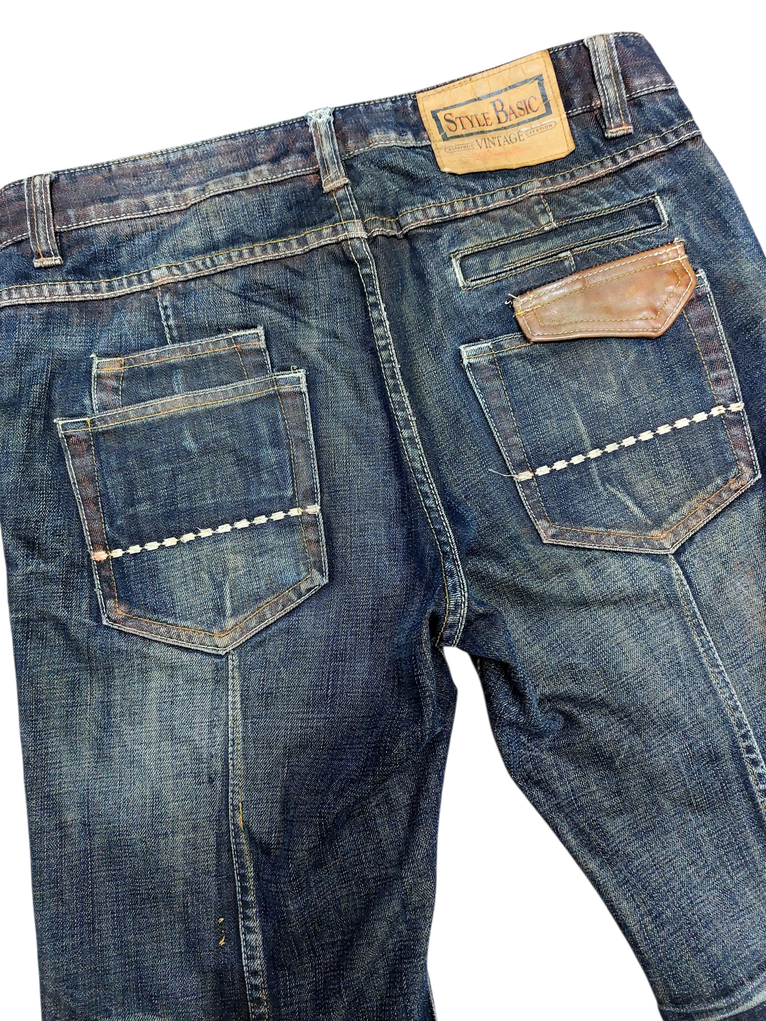 Mr. Gentleman 🔥Punk Whiskers Vintage Basic Style Tornado Mart Inspire Size US 33 - 11 Thumbnail