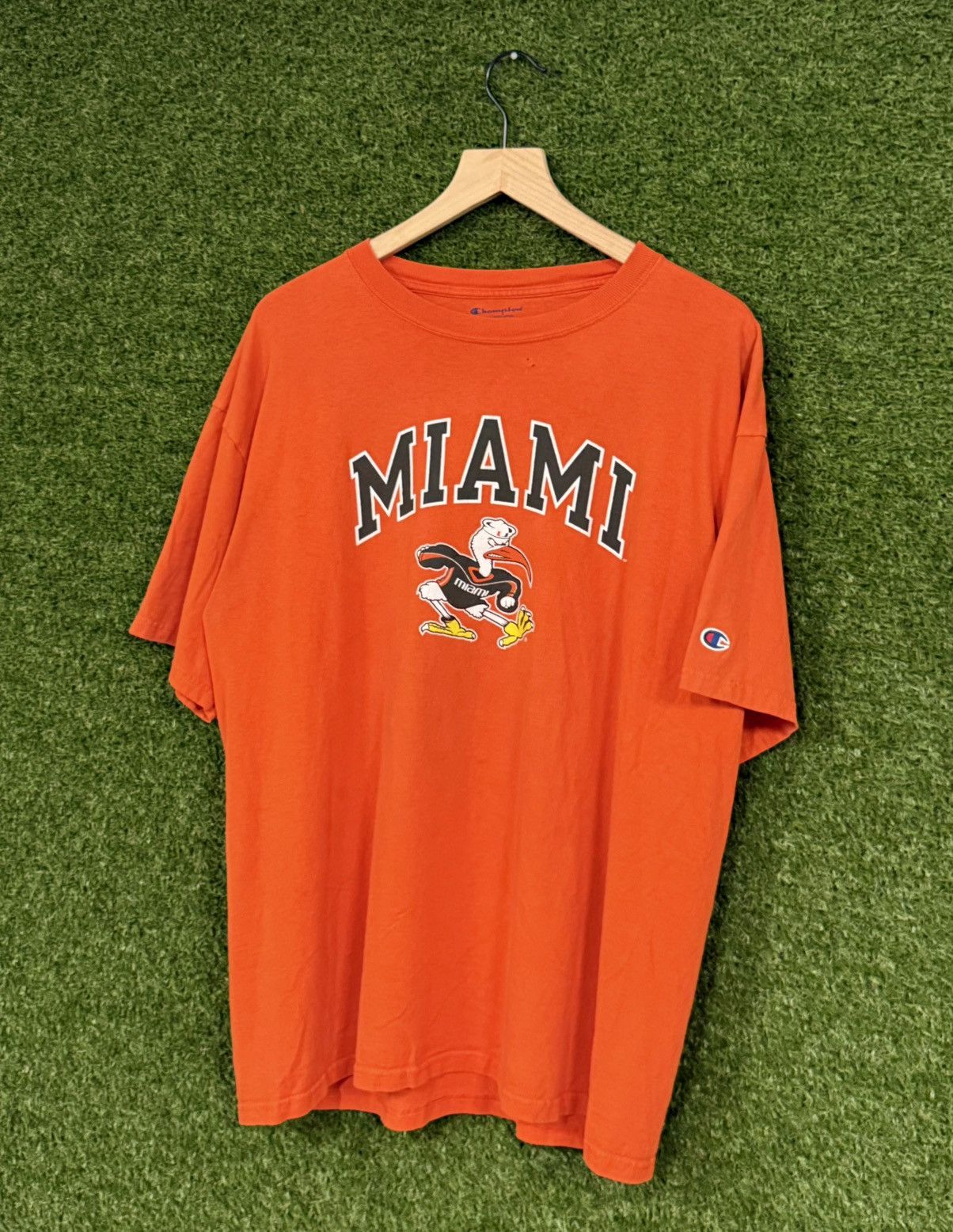 Champion Vintage University of Miami Ibis Pelican Florida Champion XL Size US XL / EU 56 / 4 - 1 Thumbnail