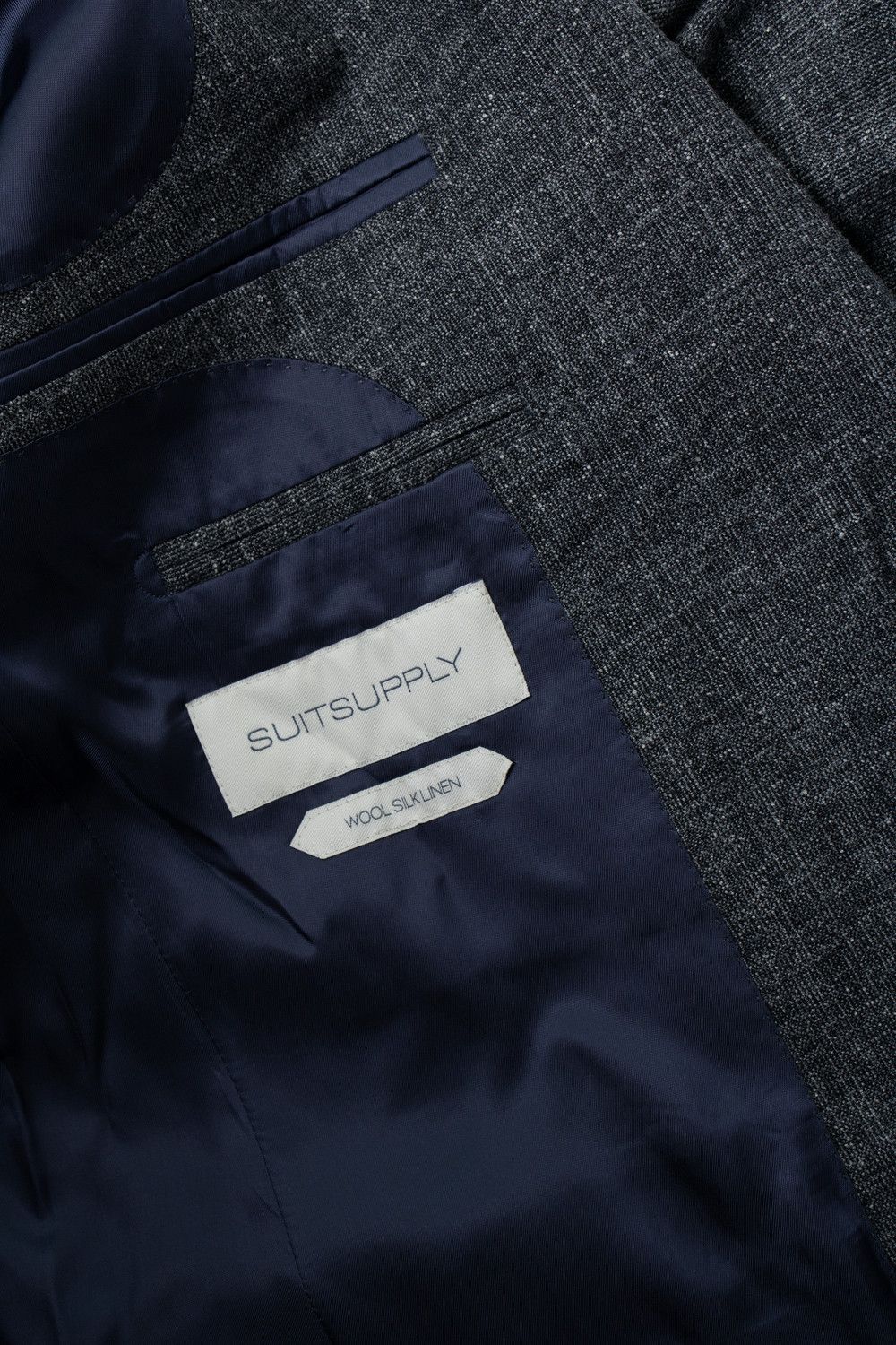Suitsupply Suitsupply, Lazio grey single breasted suit Size 42L - 12 Thumbnail