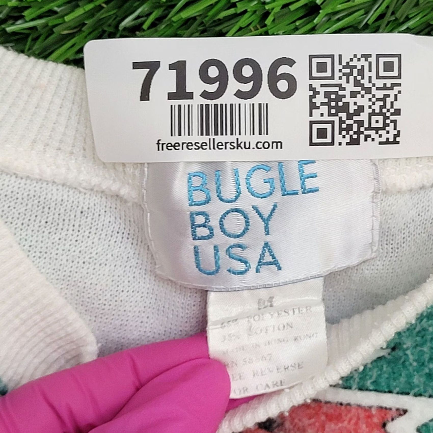 Bugle Boy VINTAGE Native-American Sweatshirt Womens Medium 20x21 Green Size M / US 6-8 / IT 42-44 - 7 Thumbnail