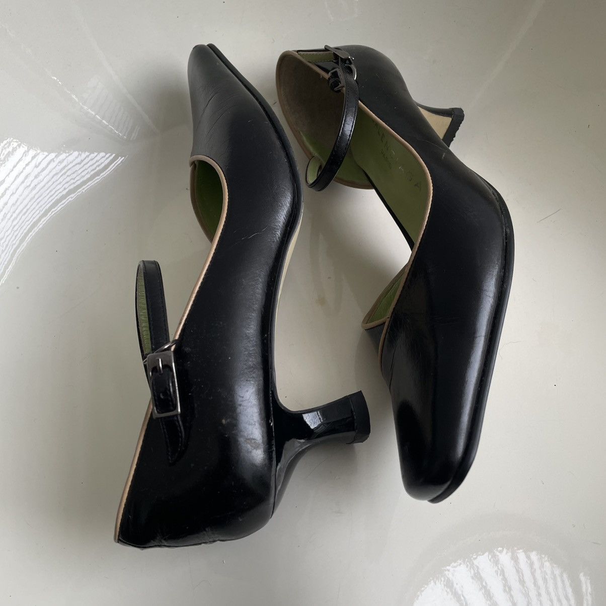 Balenciaga Vintage Balenciaga Paris Black Pumps Size US 6 / IT 36 - 9 Thumbnail