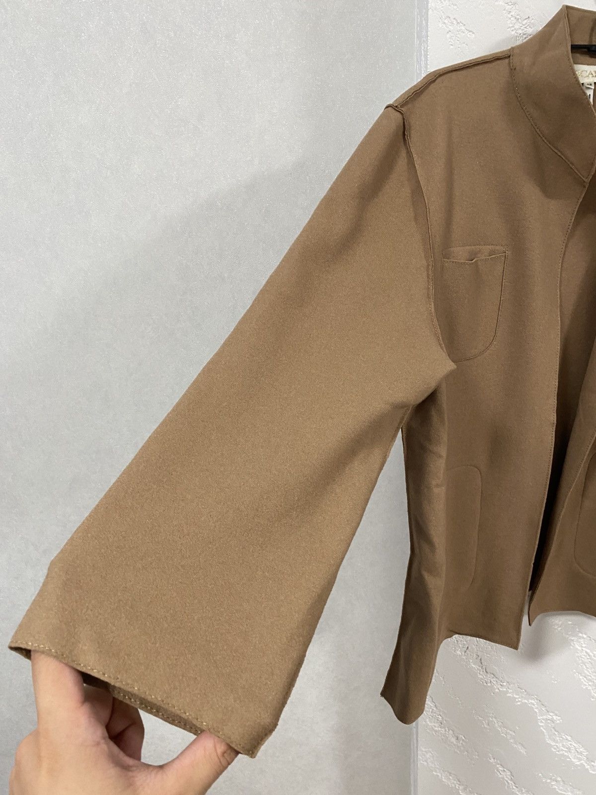 Escada Escada Camel Beige Coat wool and cashmere Jacket Size: 42 Size M / US 6-8 / IT 42-44 - 8 Thumbnail
