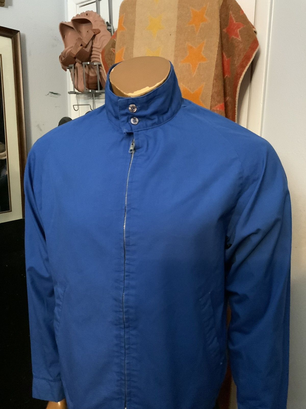 Vintage Vintage 70s 80s King Louie Work Blue Union Made Zip Jacket Size US M / EU 48-50 / 2 - 9 Thumbnail