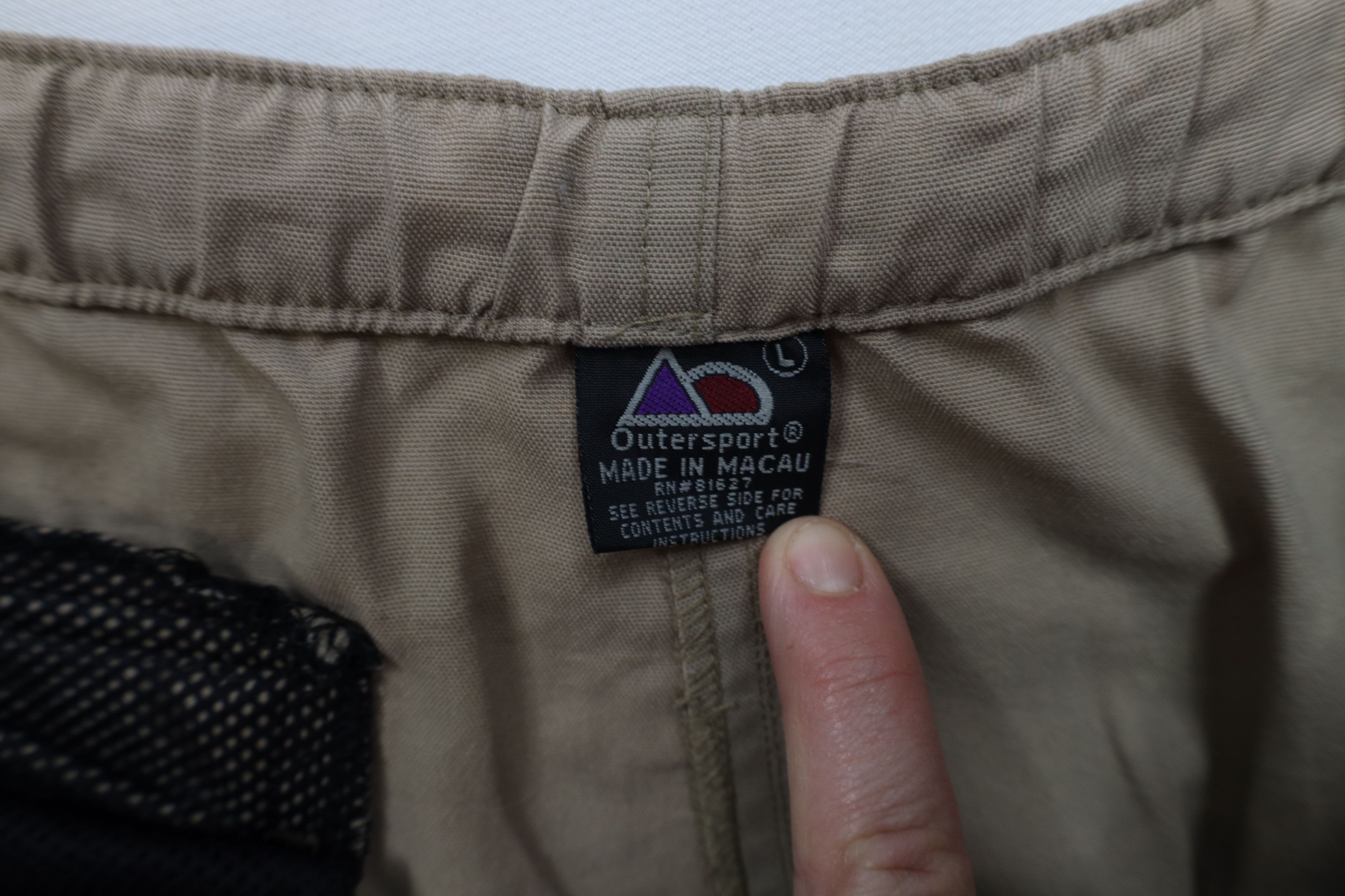 Vintage Vintage 90s Streetwear Convertible Hiking Cargo Pants Shorts Size US 36 / EU 52 - 10 Thumbnail