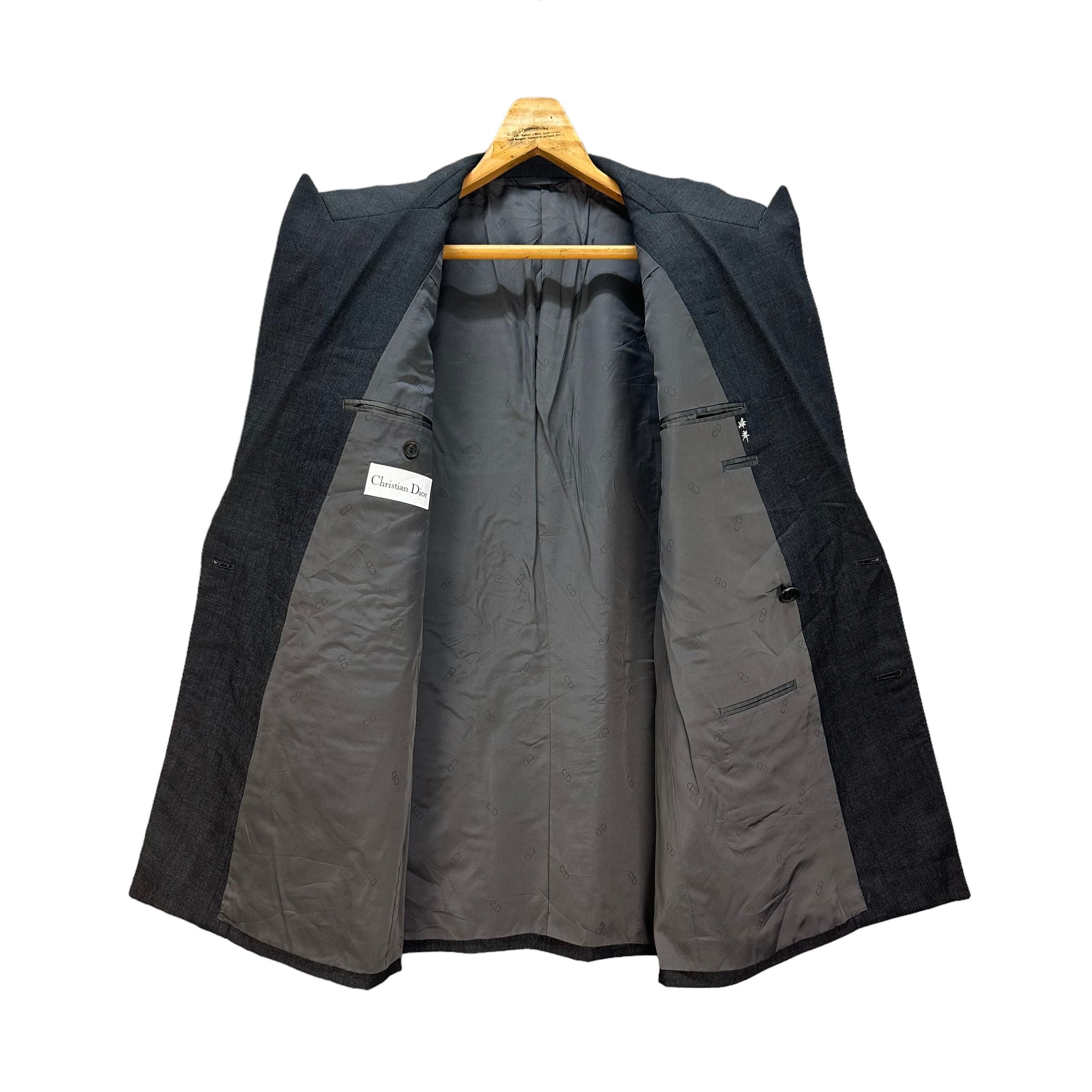 Christian Dior Monsieur CHRISTIAN DIOR DOUBLE BREASTED SUIT JACKET #8298-002 Size 44R - 6 Thumbnail