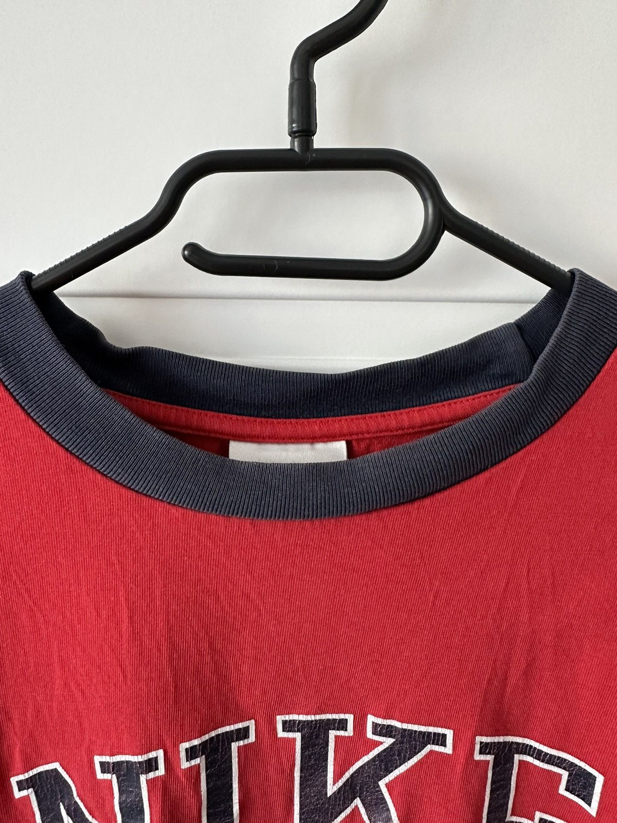 Nike 90’s NIKE vintage faded red t shirt big logo Size US M / EU 48-50 / 2 - 6 Thumbnail