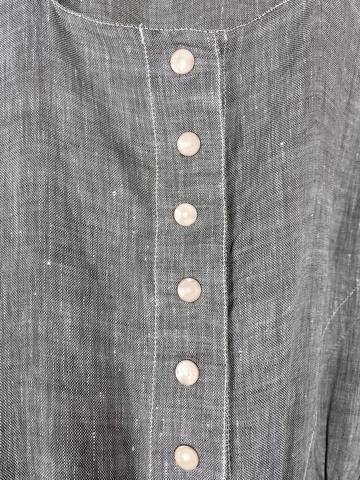 Thierry Mugler × Vintage Thierry Mugler Linen Dress Size S / US 4 / IT 40 - 9 Thumbnail