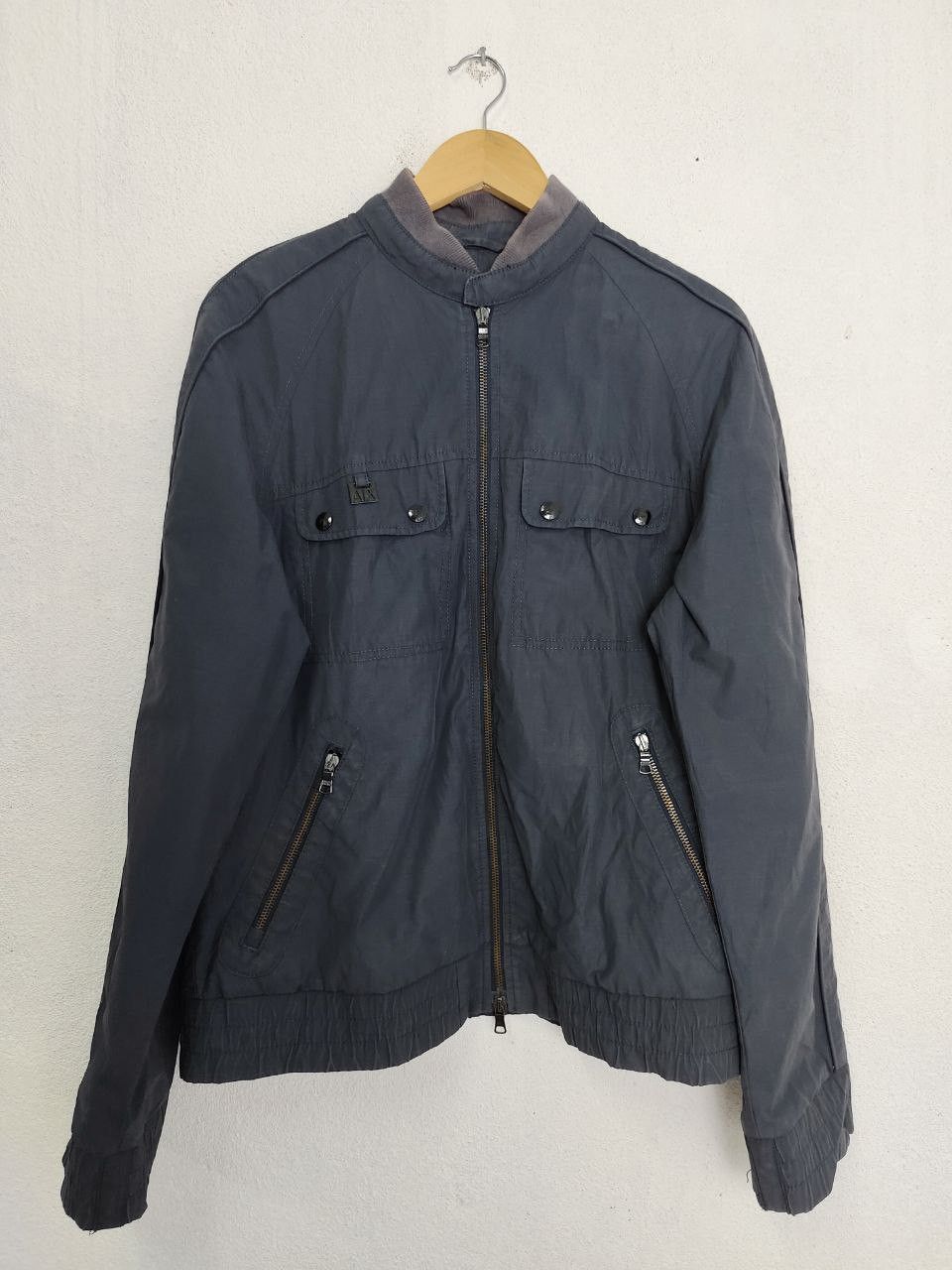 Armani Exchange × Vintage Vintage Armani Exchange Parkas Zip Up Jacket Size US M / EU 48-50 / 2 - 1 Thumbnail
