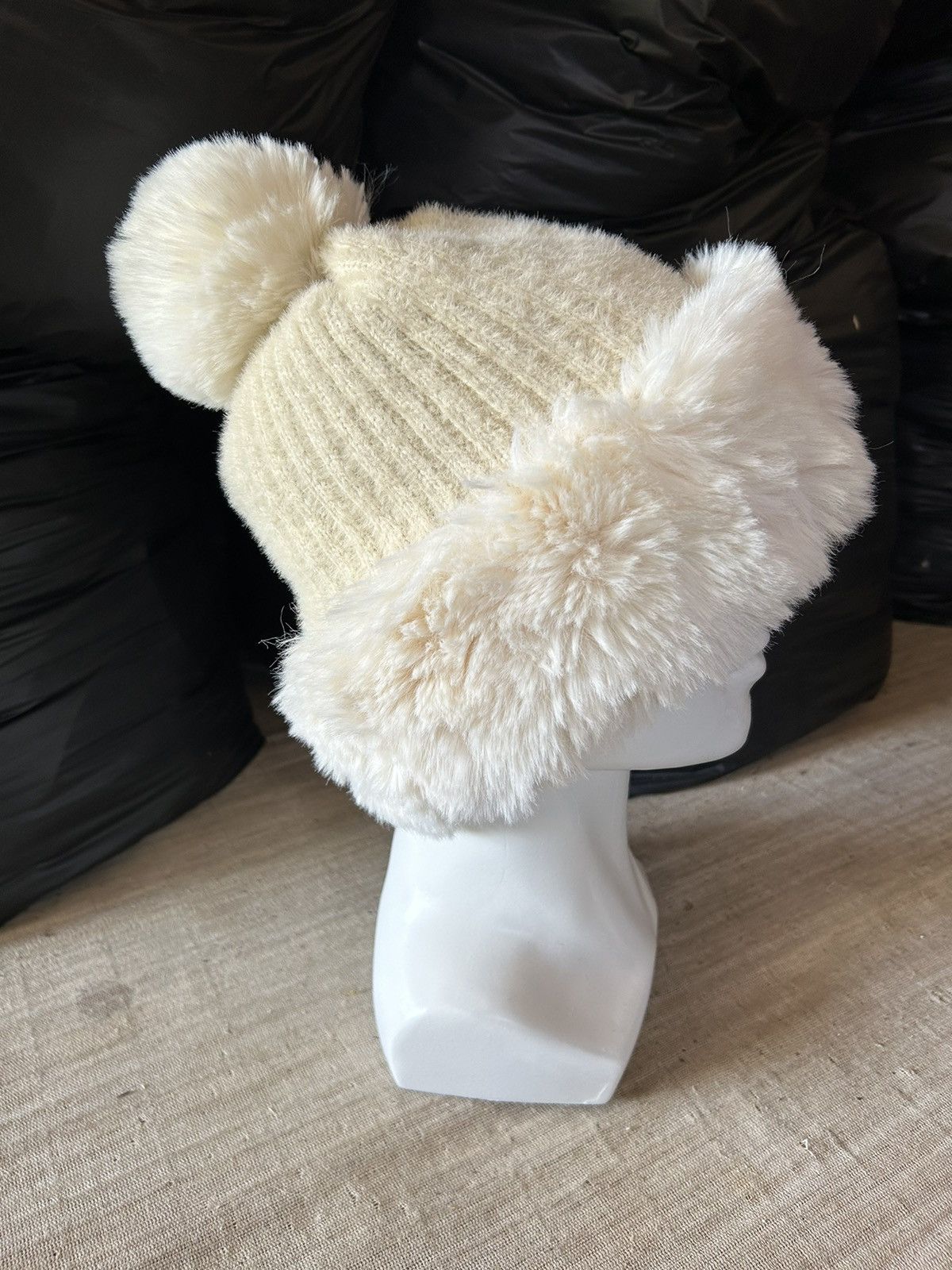 Japanese Brand × Kapital × Vintage RARE' Japanese Style Fur Beanie Hats 🎌☠️☠️ Size ONE SIZE - 4 Thumbnail