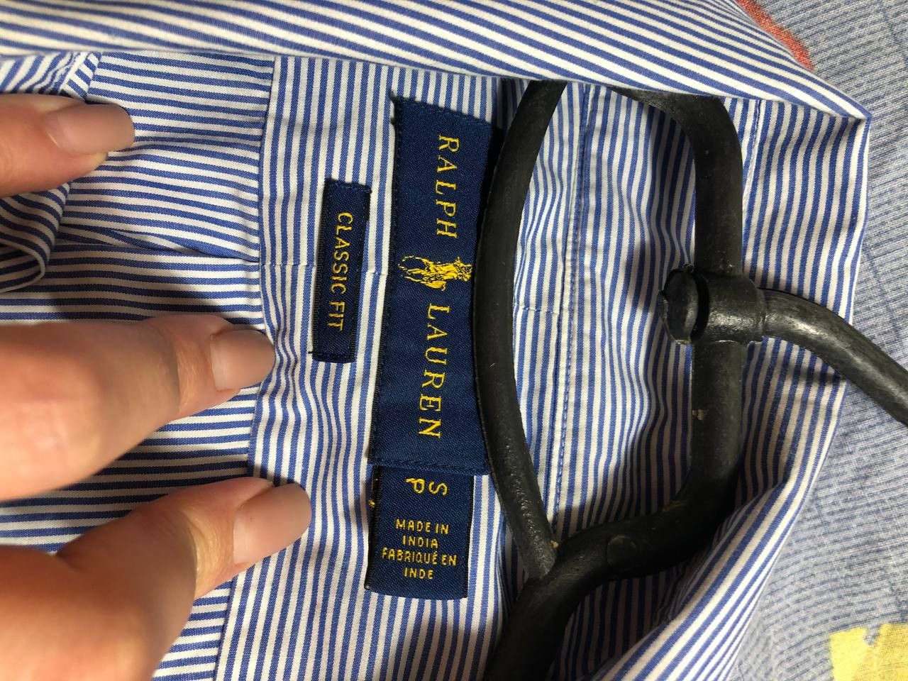 Polo Ralph Lauren Polo Ralph Lauren Vintage Mens Long Sleeve Striped Shirt Size US S / EU 44-46 / 1 - 2 Thumbnail
