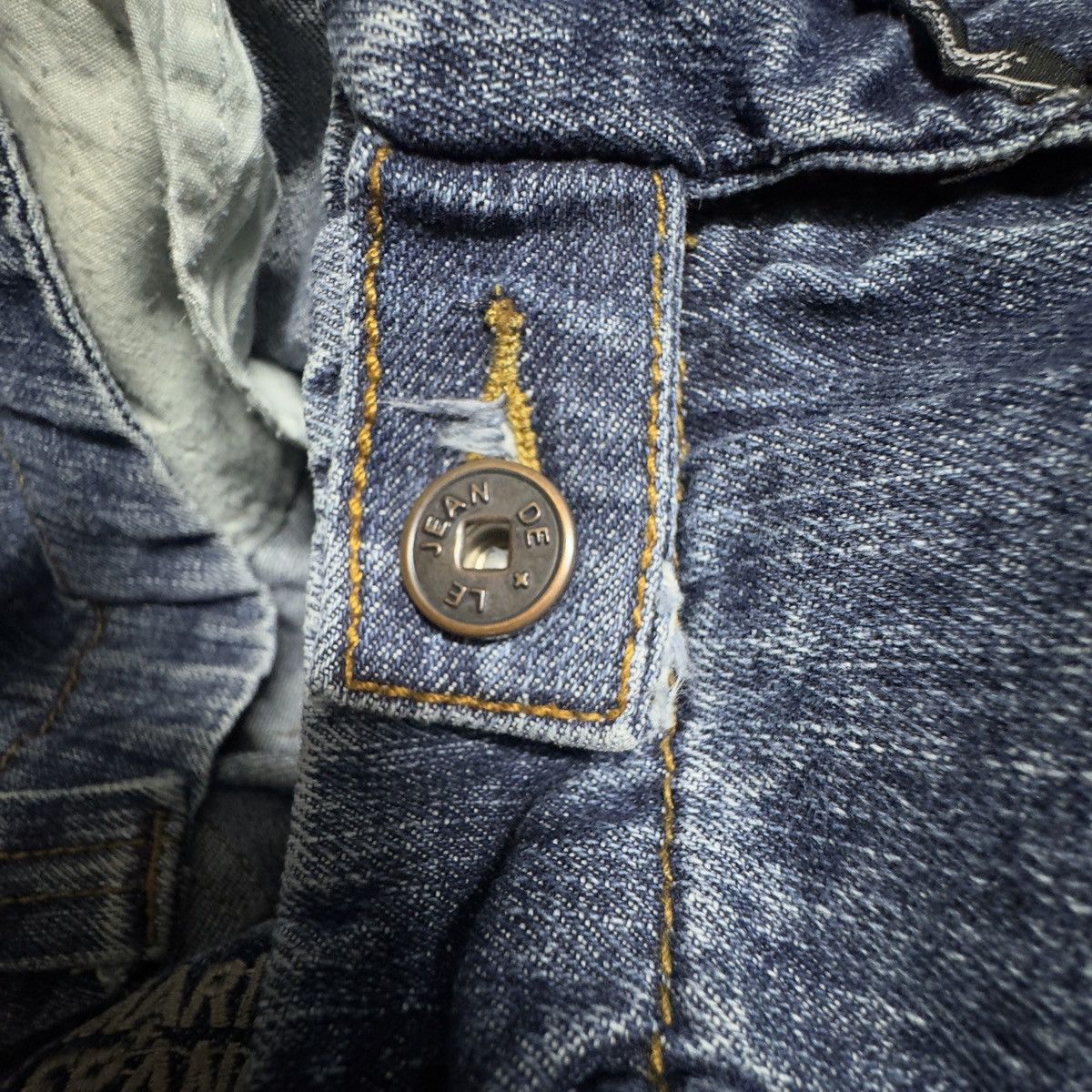 Marithe + Francois Girbaud Marithe Francois Girbaud Velcro Strape Denim Baggy Jeans Size US 36 / EU 52 - 19 Thumbnail