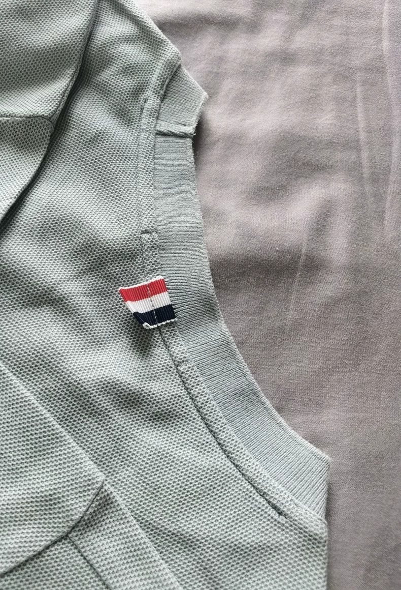 Thom Browne Thom Browne Light green short sleeves Size US XXL / EU 58 / 5 - 5 Thumbnail