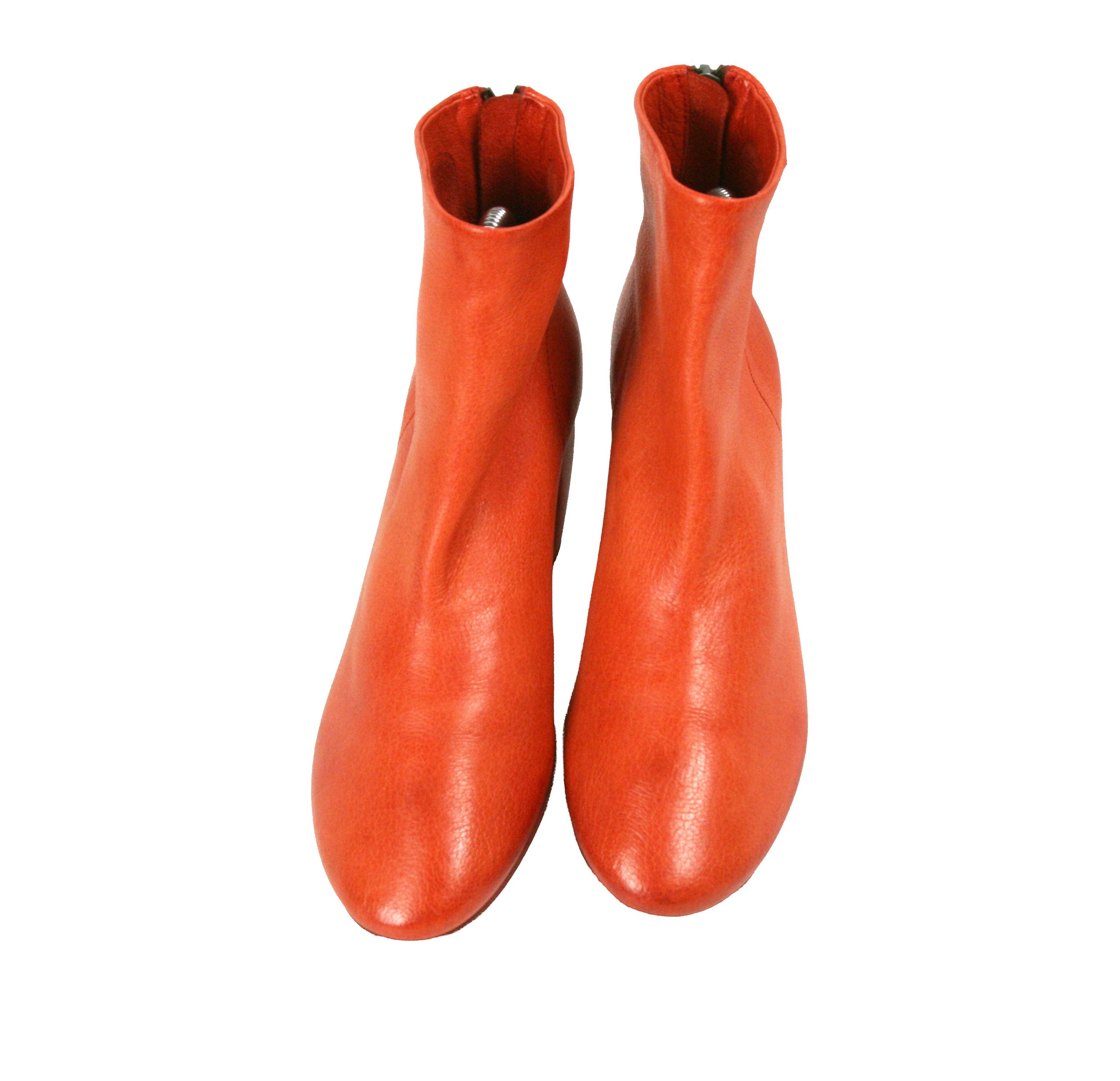Marsell 2015 Ankle Heeled Leather Boots Size US 7 / IT 37 - 6 Thumbnail