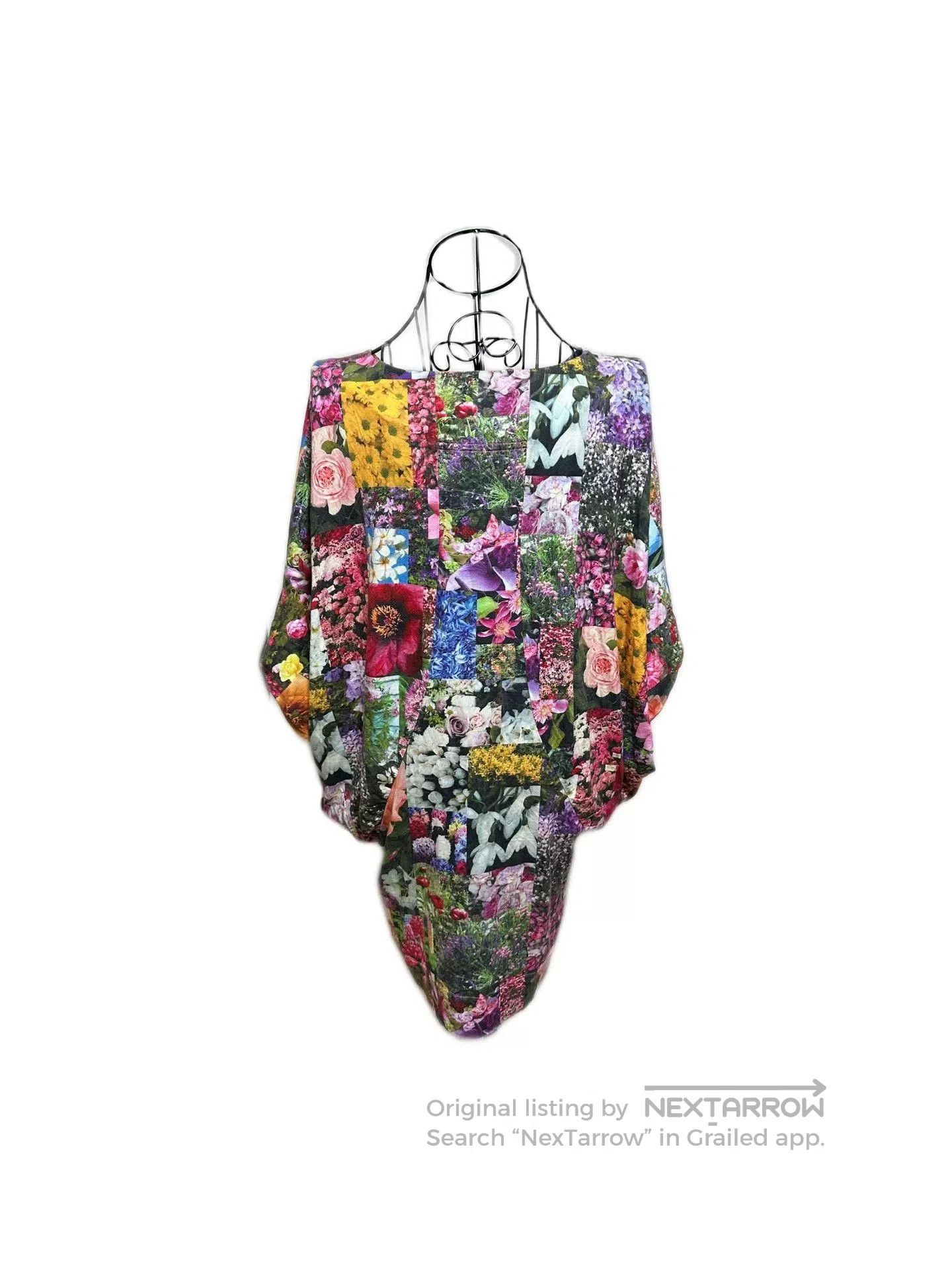 Paul Smith Paul Smith Vintage Batwing Sleeve Floral Dress. Size M / US 6-8 / IT 42-44 - 4 Thumbnail