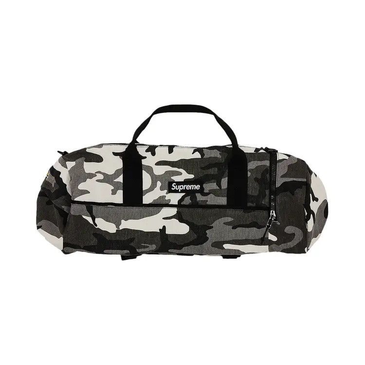 Supreme Supreme 3M Reflective Repeat Duffle Bag White | Grailed