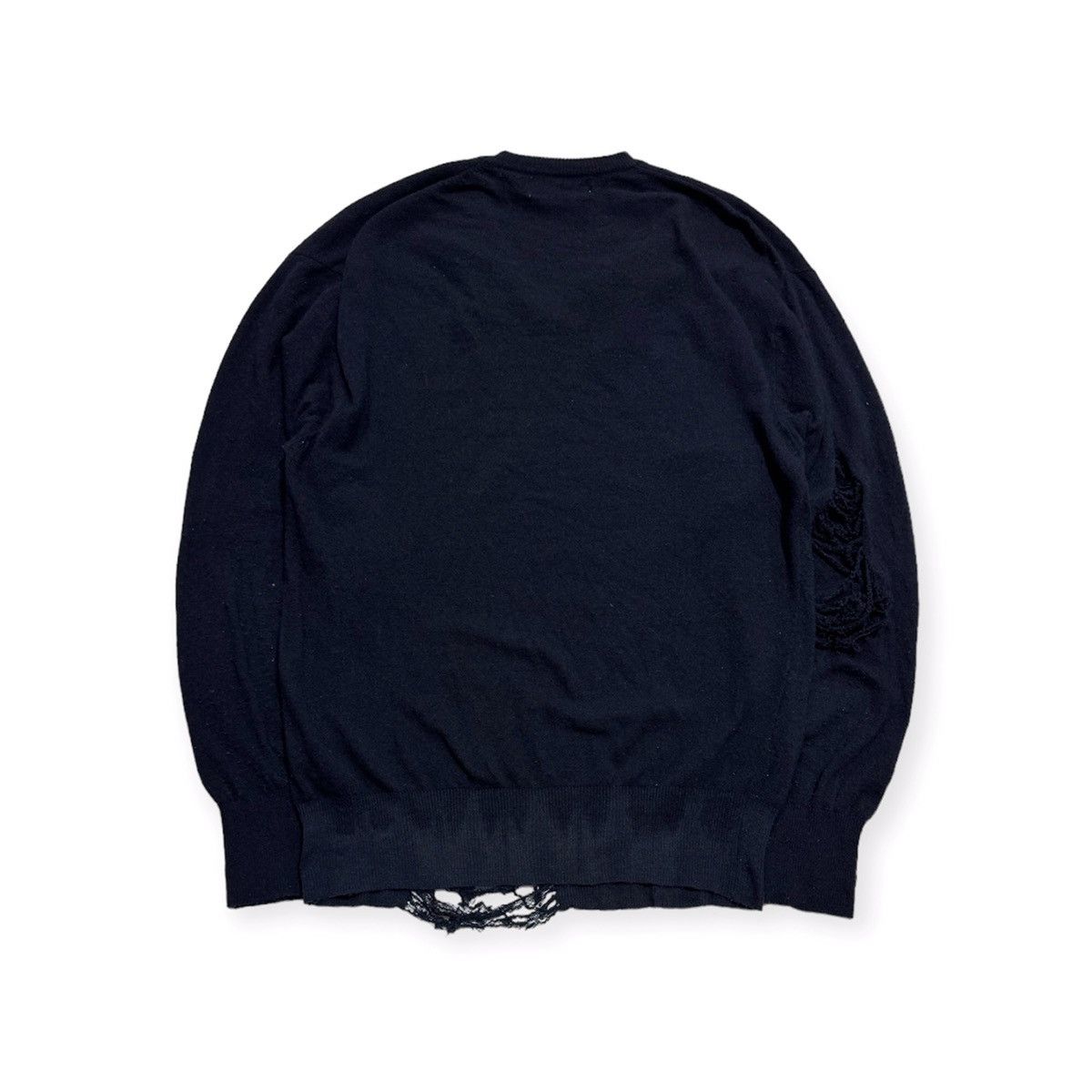 Comme des Garcons Homme Destroyed Knit Size US L / EU 52-54 / 3 - 3 Thumbnail