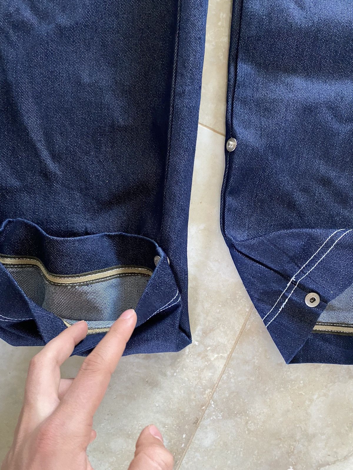Hysteric Glamour Vintage Baggy Y2K Jeans Japanese Wide Selvedge Denim Style Size US 32 / EU 48 - 11 Thumbnail