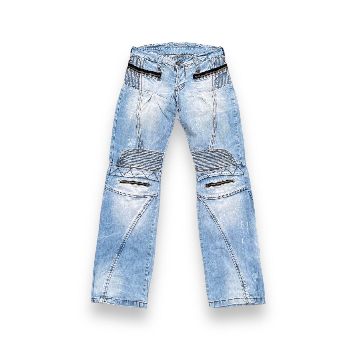 KINGZ MULTIPOCKET / ZIPPER BIKER DENIM PANTS