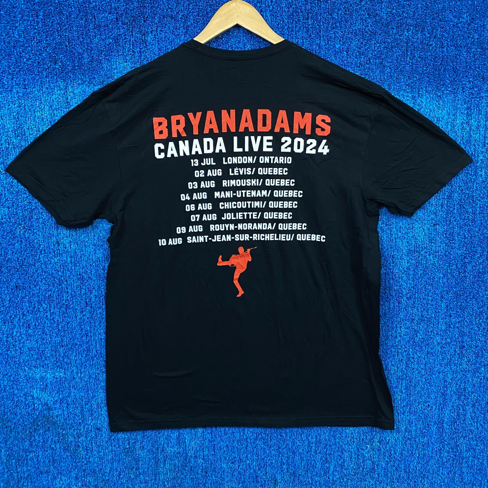 Band Tees Bryan Adams Canada Live 2024 Classics Album Cover Art Tee XL Size US XL / EU 56 / 4 - 3 Thumbnail