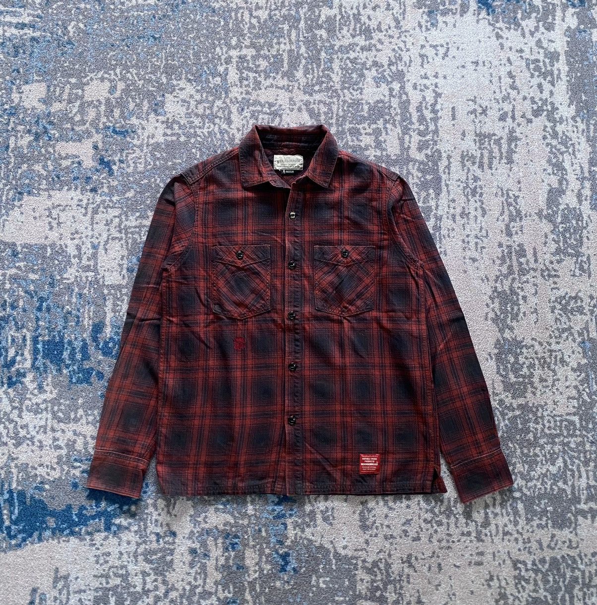 Japanese Brand × Neighborhood Neighborhood Plaid Flannel Shirt Size US M / EU 48-50 / 2 - 1 Thumbnail