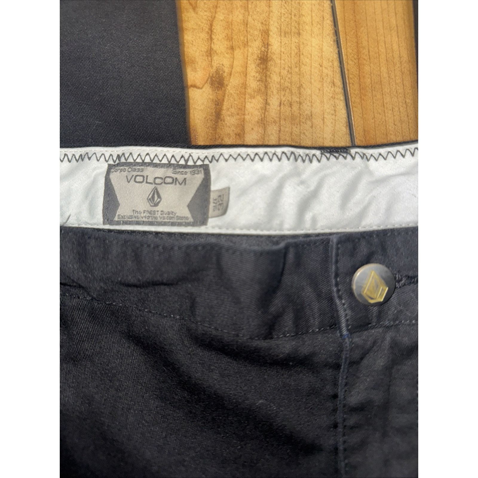 Volcom Volcom Chino Pants 34x32 Black Size US 34 / EU 50 - 4 Thumbnail
