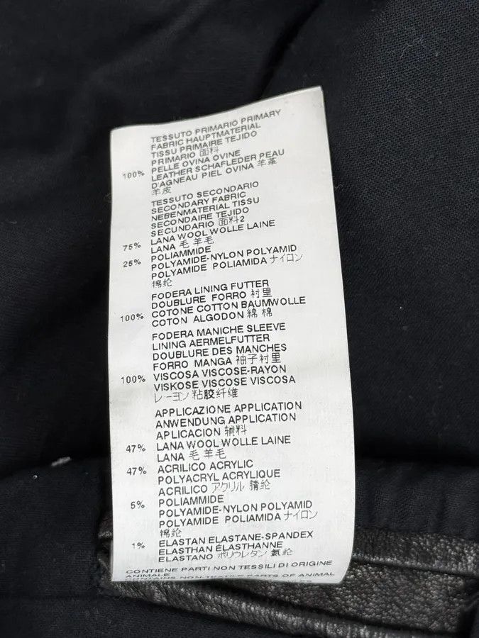 Maison Margiela FW2014 Maison Margiela Black Contrast Panel Leather Jacket Size US L / EU 52-54 / 3 - 14 Thumbnail
