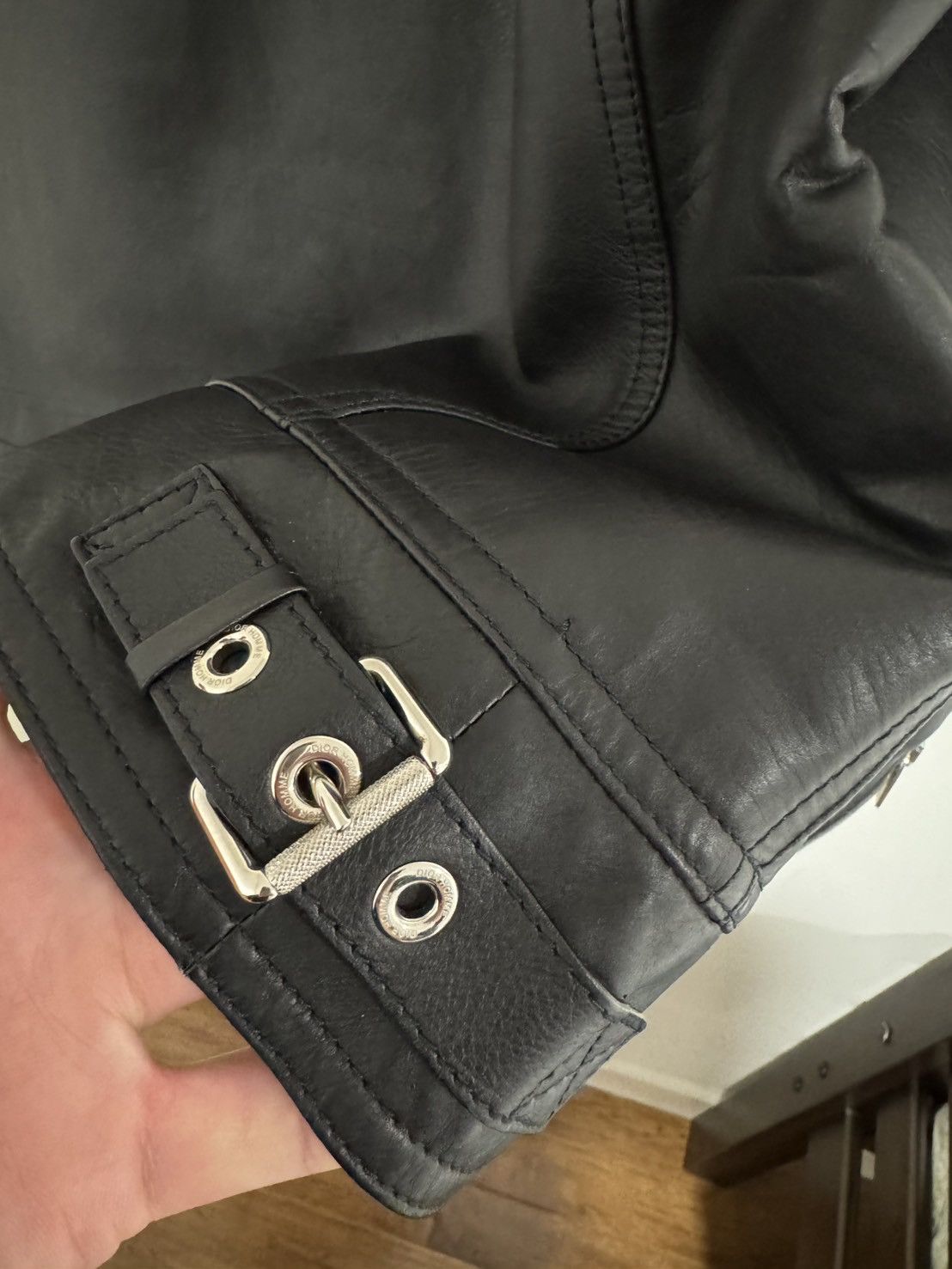 Dior Dior Homme Leather Biker Jacket Sz 50 633L459T1345 Size US M / EU 48-50 / 2 - 3 Thumbnail