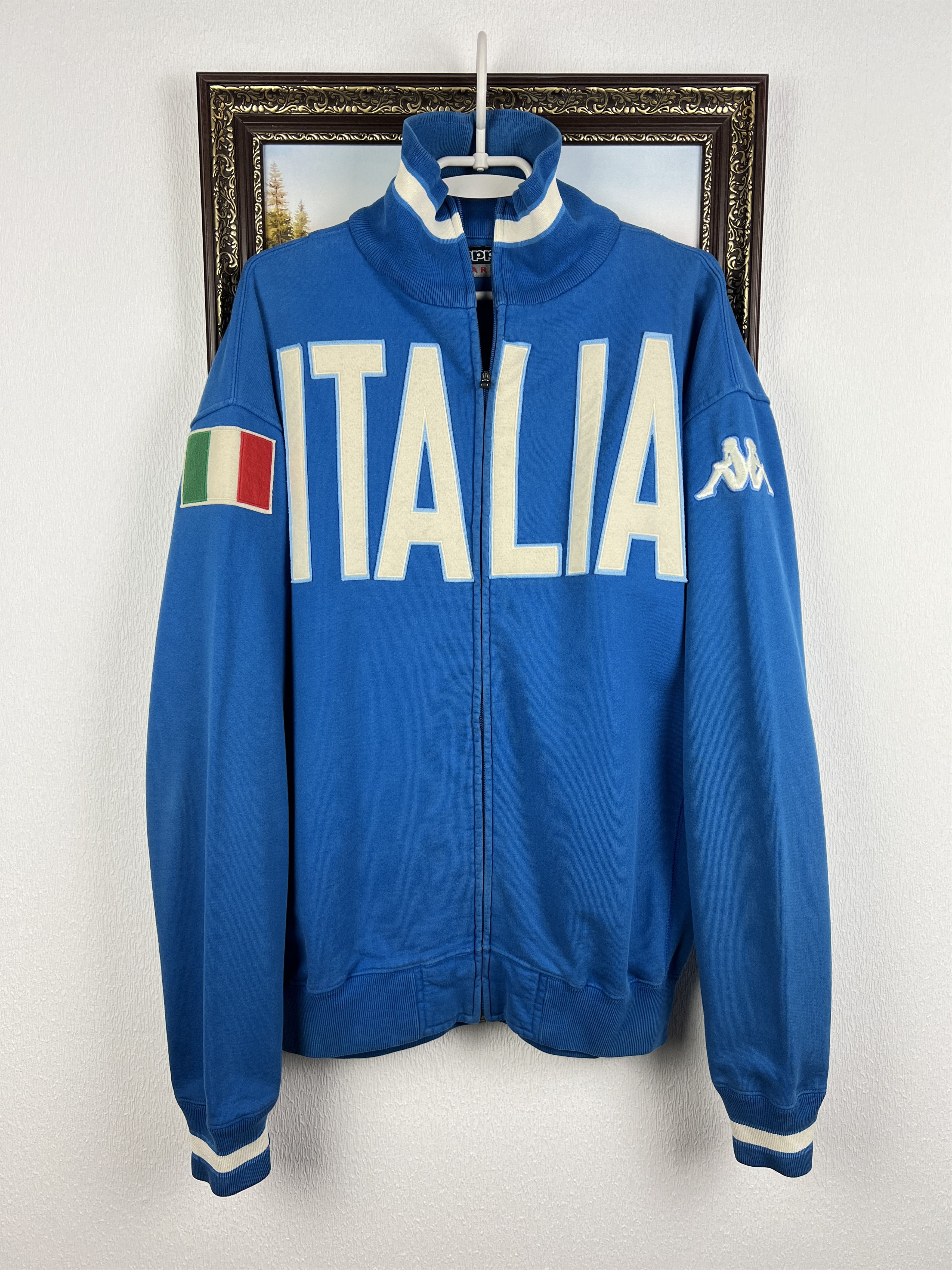 Kappa Vintage 2000's Kappa Italy Football Jacket Soccer Track Top Size US XL / EU 56 / 4 - 1 Thumbnail
