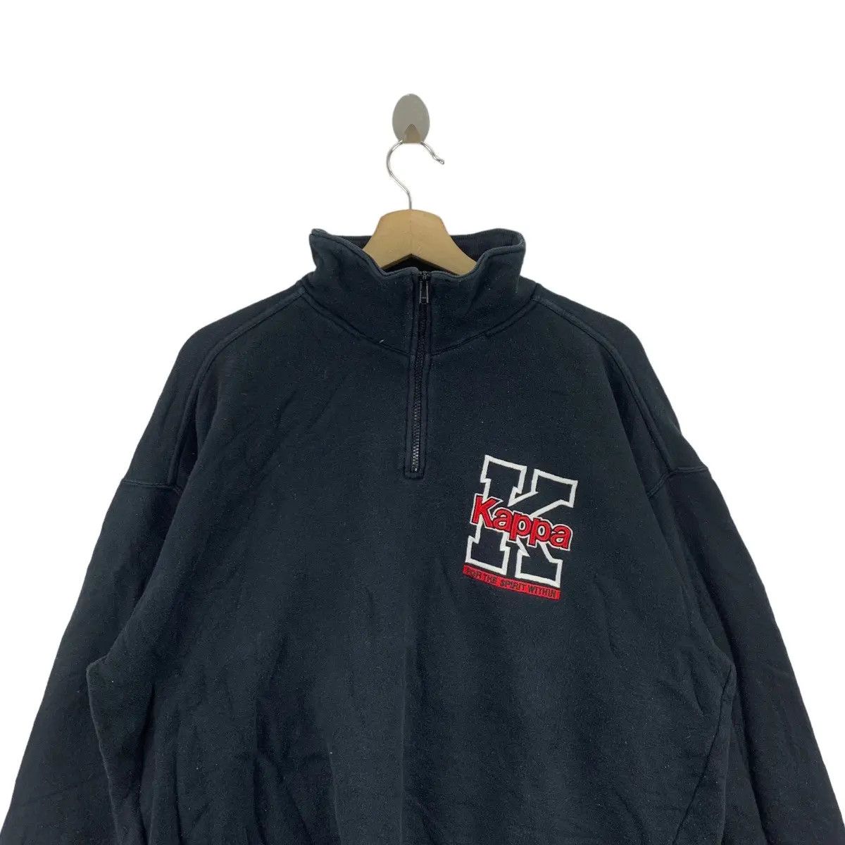 Kappa Vintage KAPPA ITALIA Spirit Within Half Zipper Sweater Size 3XL / US 20-22 - 5 Thumbnail