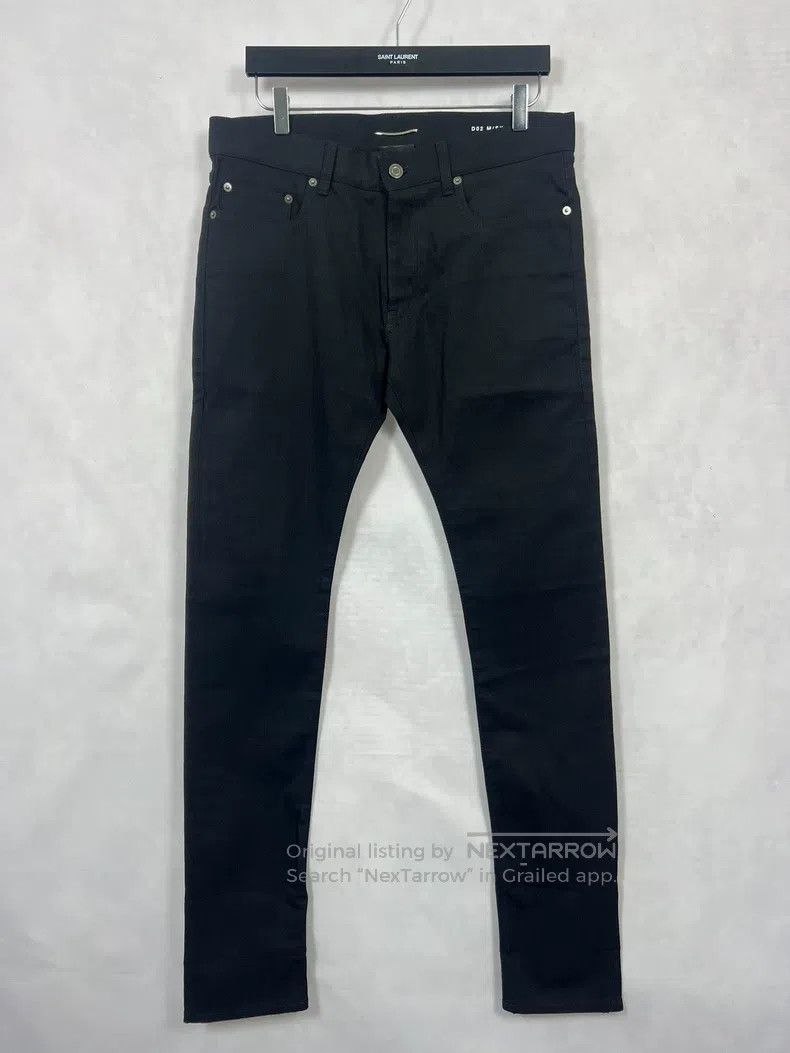 Saint Laurent Paris Saint Laurent Paris Original Black Basic Denim Pants Size US 32 / EU 48 - 1 Thumbnail