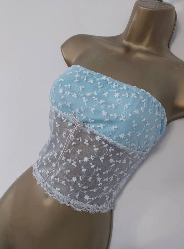 Vintage Vintage bandeau lace top 8 Size S / US 4 / IT 40 - 2 Thumbnail