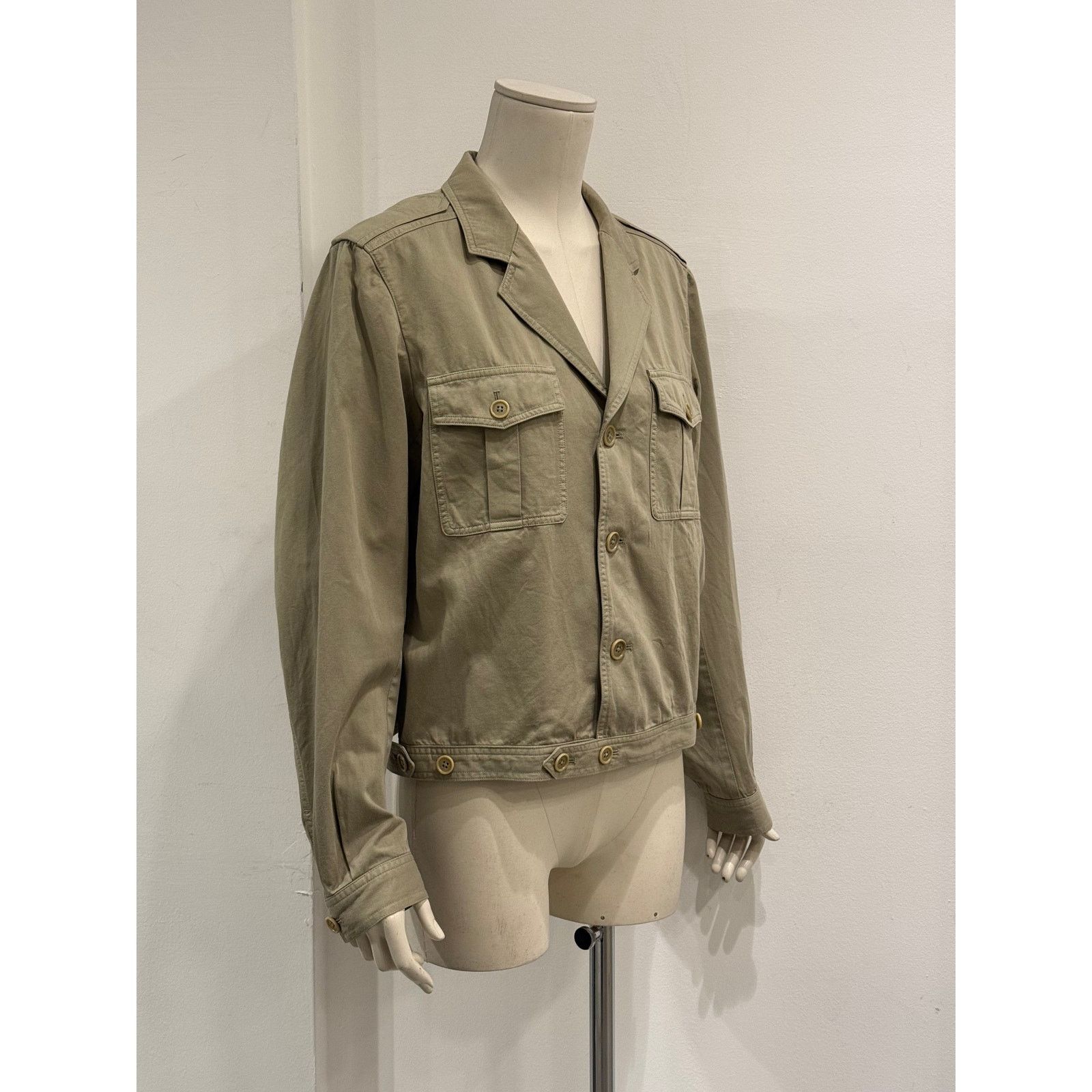 Dries Van Noten 2000s Dries Van Noten cropped military jacket -new with tags Size M / US 6-8 / IT 42-44 - 3 Thumbnail