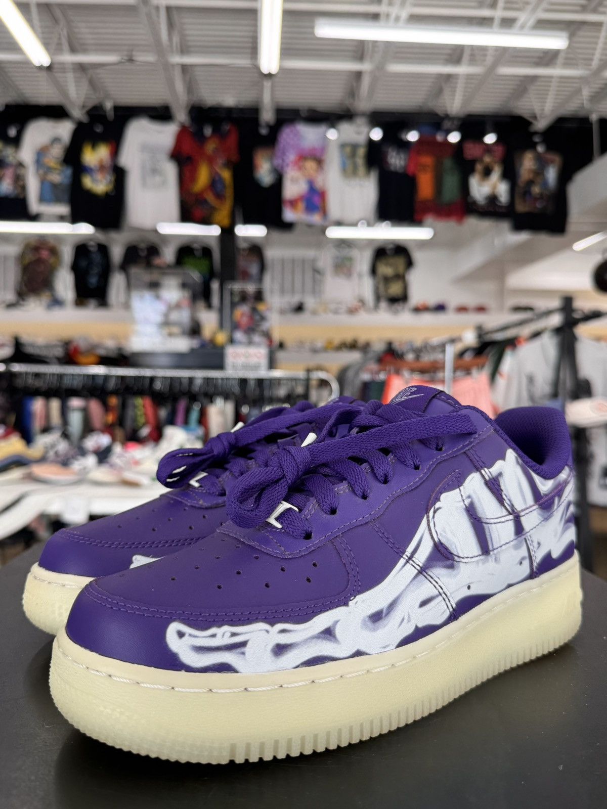 Nike Air Force Low '07 Purple Skeleton Size (2021)
