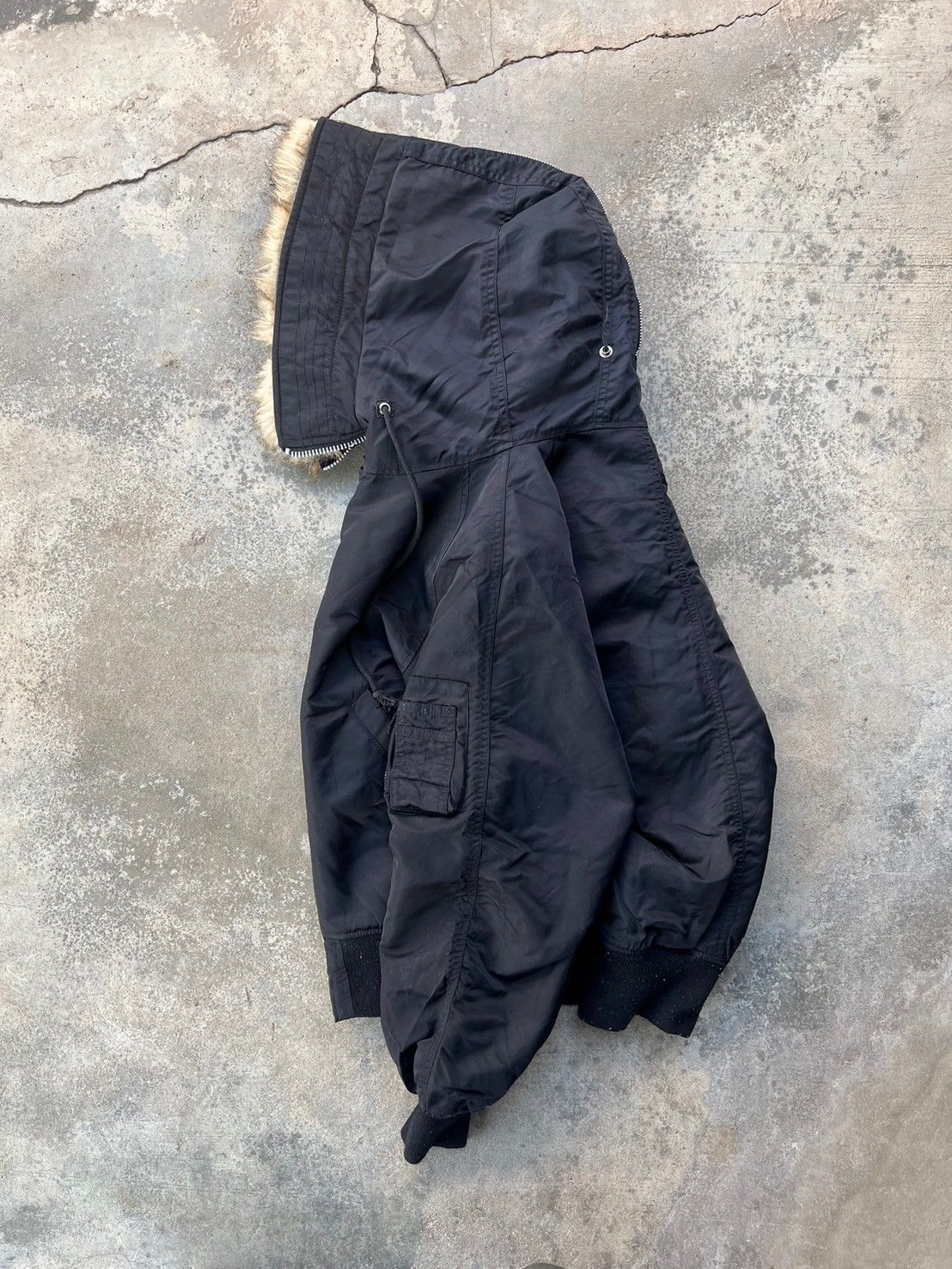 Vintage Vintage Flight Jacket Bombers Fur Hoodies Size US S / EU 44-46 / 1 - 4 Thumbnail