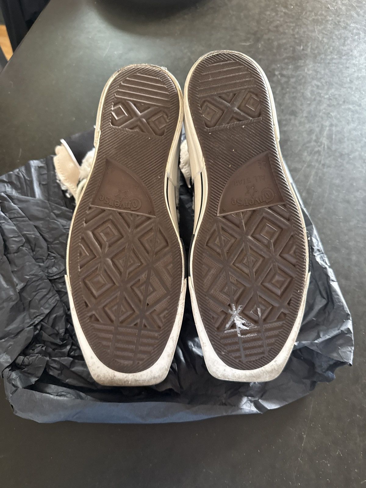 Converse × Rick Owens Drkshdw CONVERSE X DRKSHDW TURBODRK HI Size US 5 / EU 37 - 6 Thumbnail