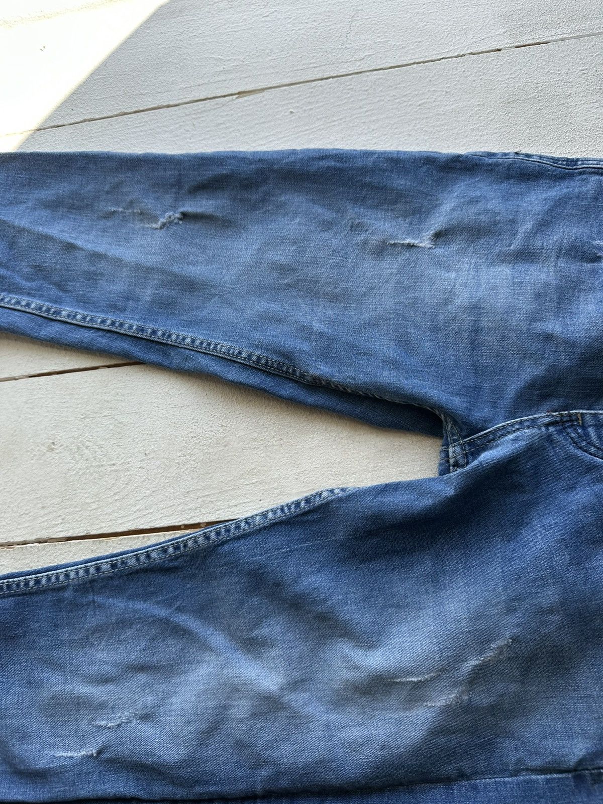 Diesel 🚨Diesel Vintage Distressed slim fit Jeans Y2K skinny Size US 33 - 6 Thumbnail