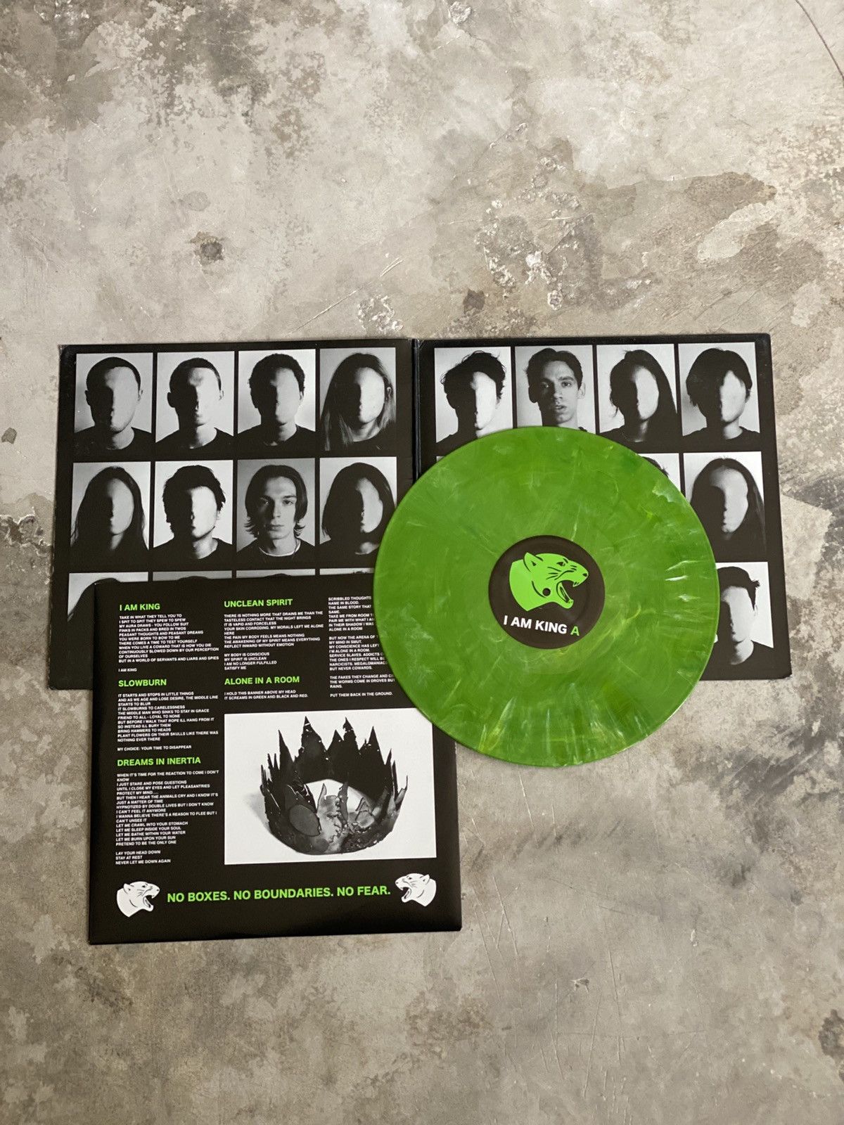 Delicious Vinyl LP vinyl Code Orange I am King green Opaque rare Size ONE SIZE - 4 Thumbnail