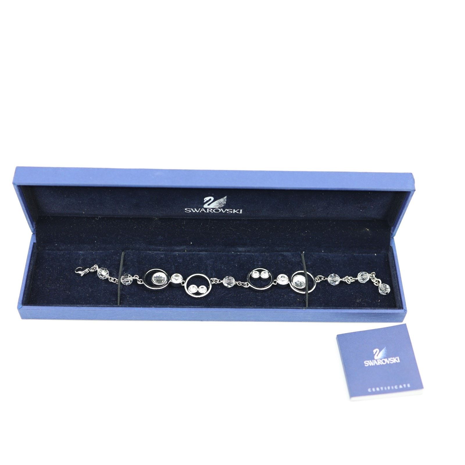 Swarovski New SWAROWSKI Crystal Beads Bracelet in Rhodium Plated $149 Size ONE SIZE - 1 Thumbnail