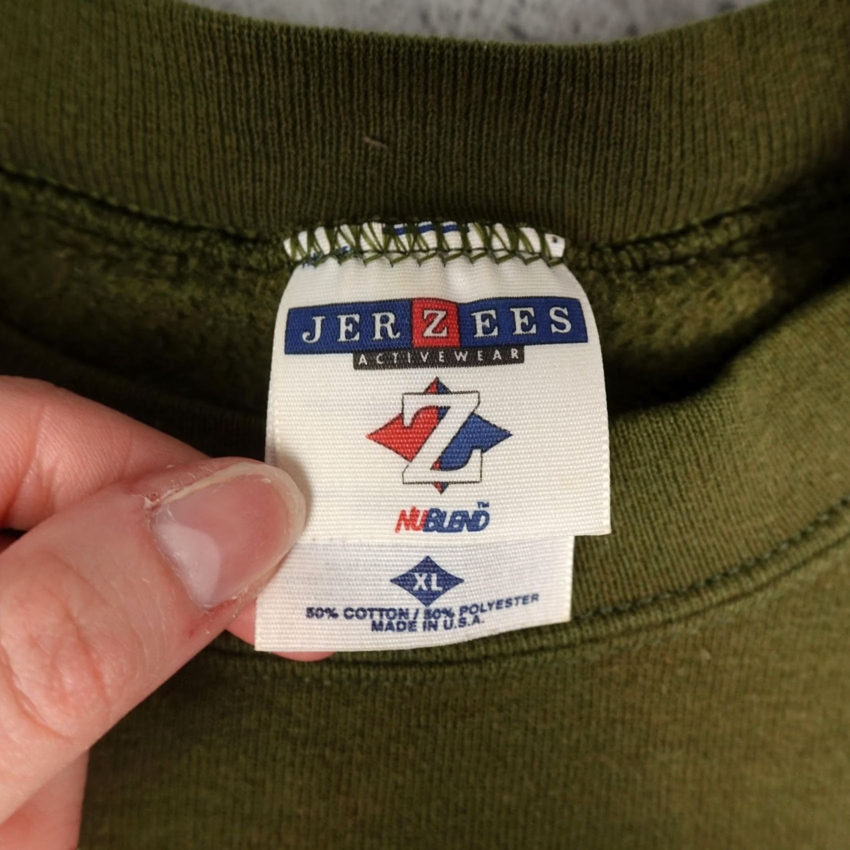 Jerzees VINTAGE Jerzees Sweatshirt Mens XL Green Golf Graphic Fleece Crewneck USA 90s Size US XL / EU 56 / 4 - 2 Thumbnail