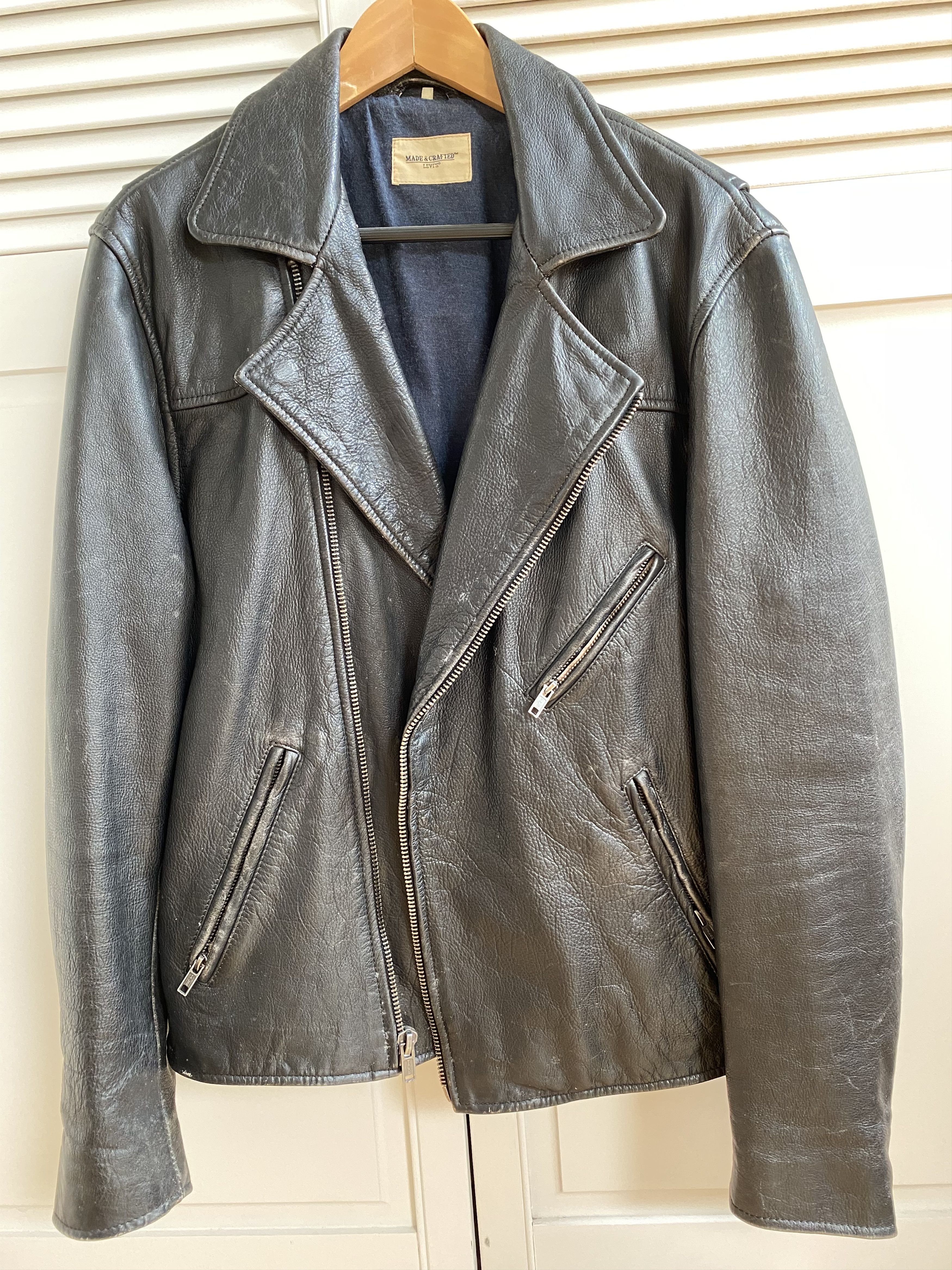 Levi's made and 2024 crafted leather jacket