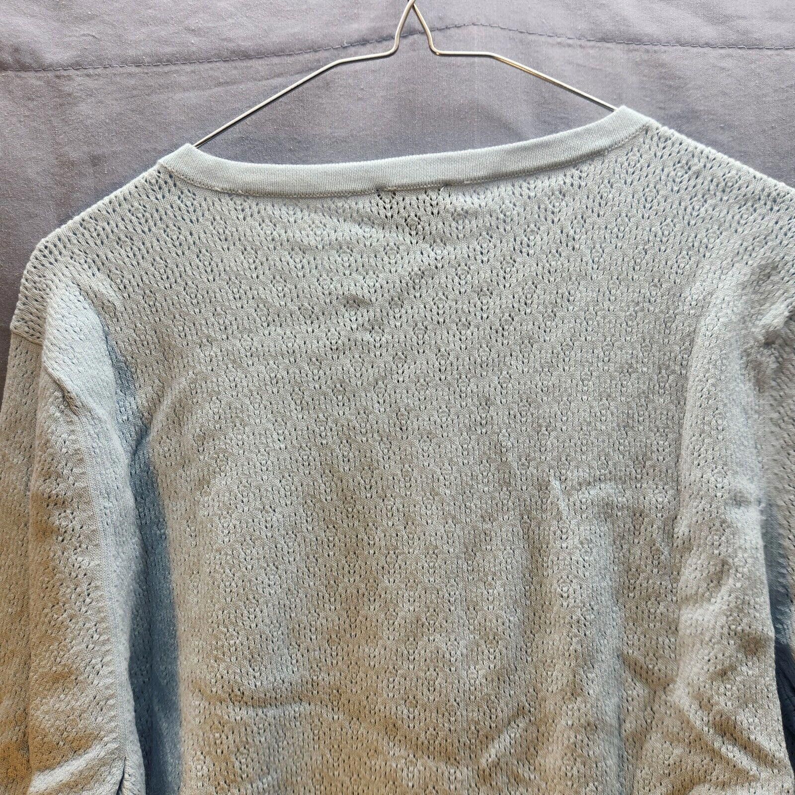 Designer New Talbots Pima Cotton Cardigan Light Blue Size XL Size XL / US 12-14 / IT 48-50 - 8 Thumbnail