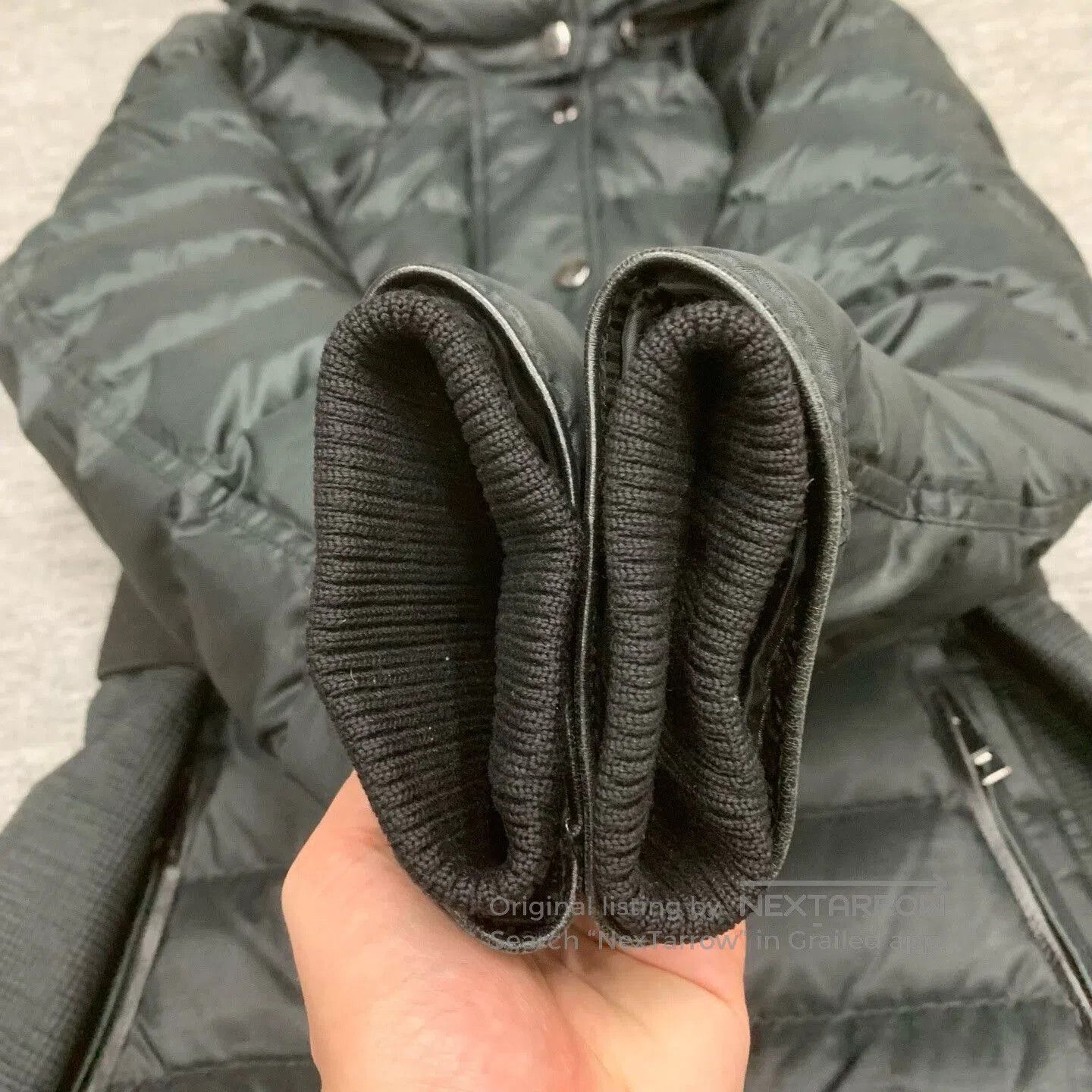 Burberry Burberry Black Long Sleeve Down Coat. Size L / US 10 / IT 46 - 9 Thumbnail