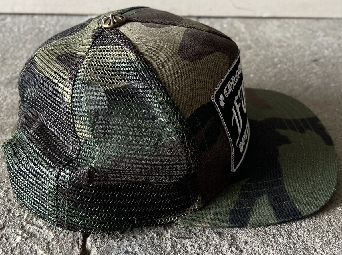 Chrome Hearts Chrome Hearts - “FUCK” - Camou Trucker Hat Size ONE SIZE - 4 Thumbnail