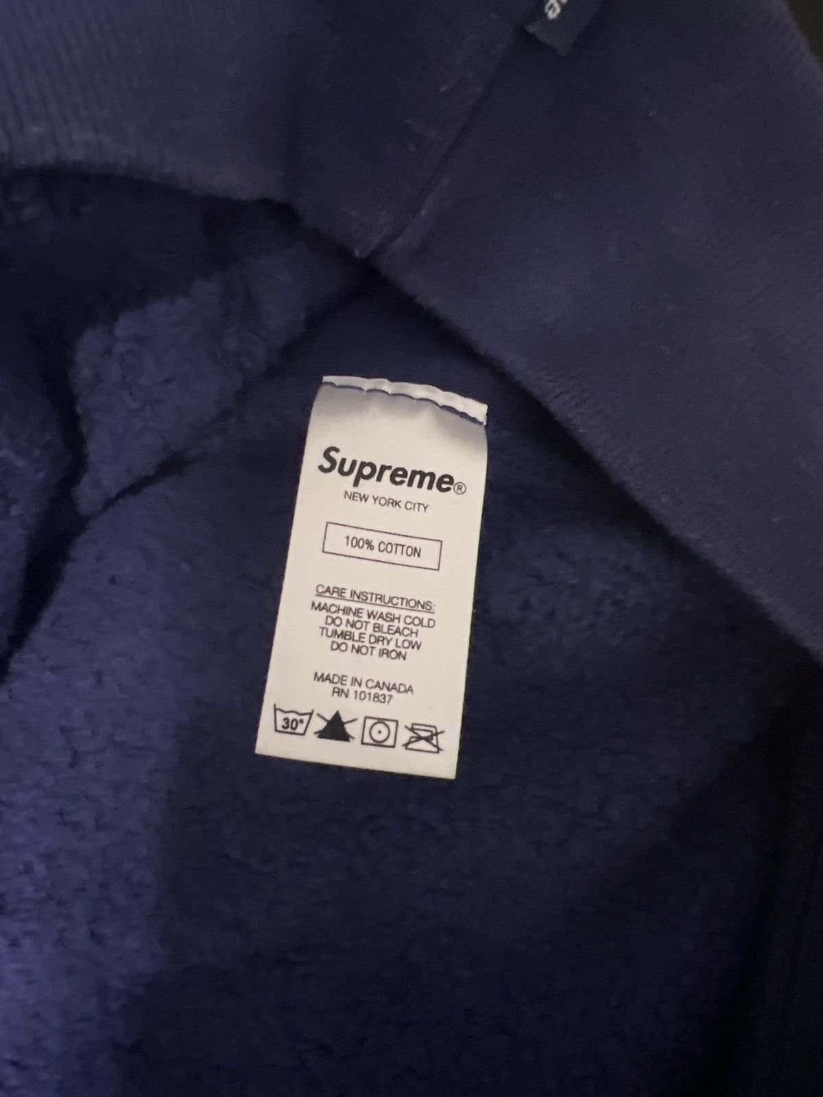Kaws × Supreme SUPREME X KAWS NAVY BLUE HOODIE Size US L / EU 52-54 / 3 - 5 Thumbnail