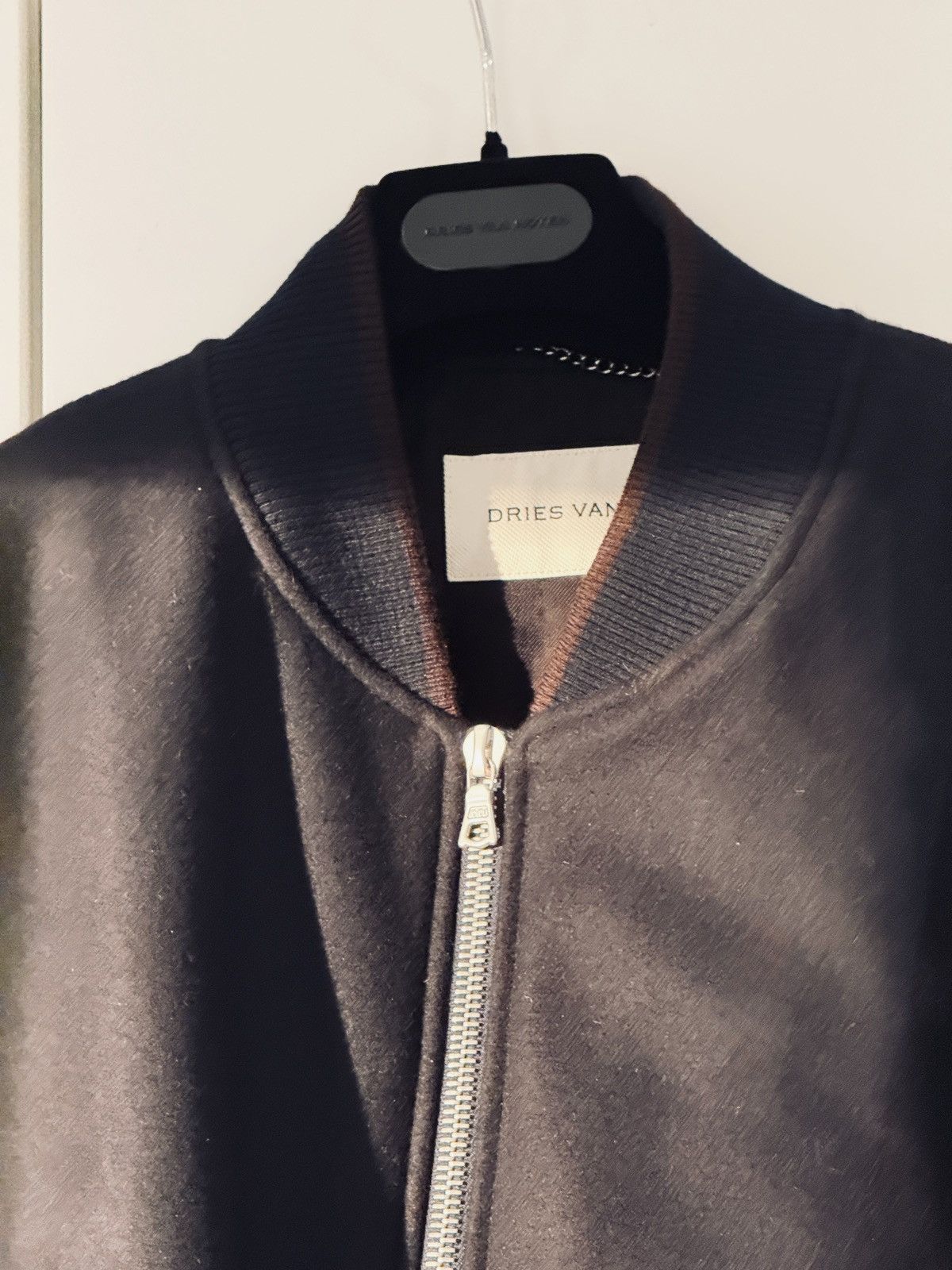Dries Van Noten Wool Pleather Verso Tris Varsity Jacket (Bomber) Size US L / EU 52-54 / 3 - 5 Thumbnail