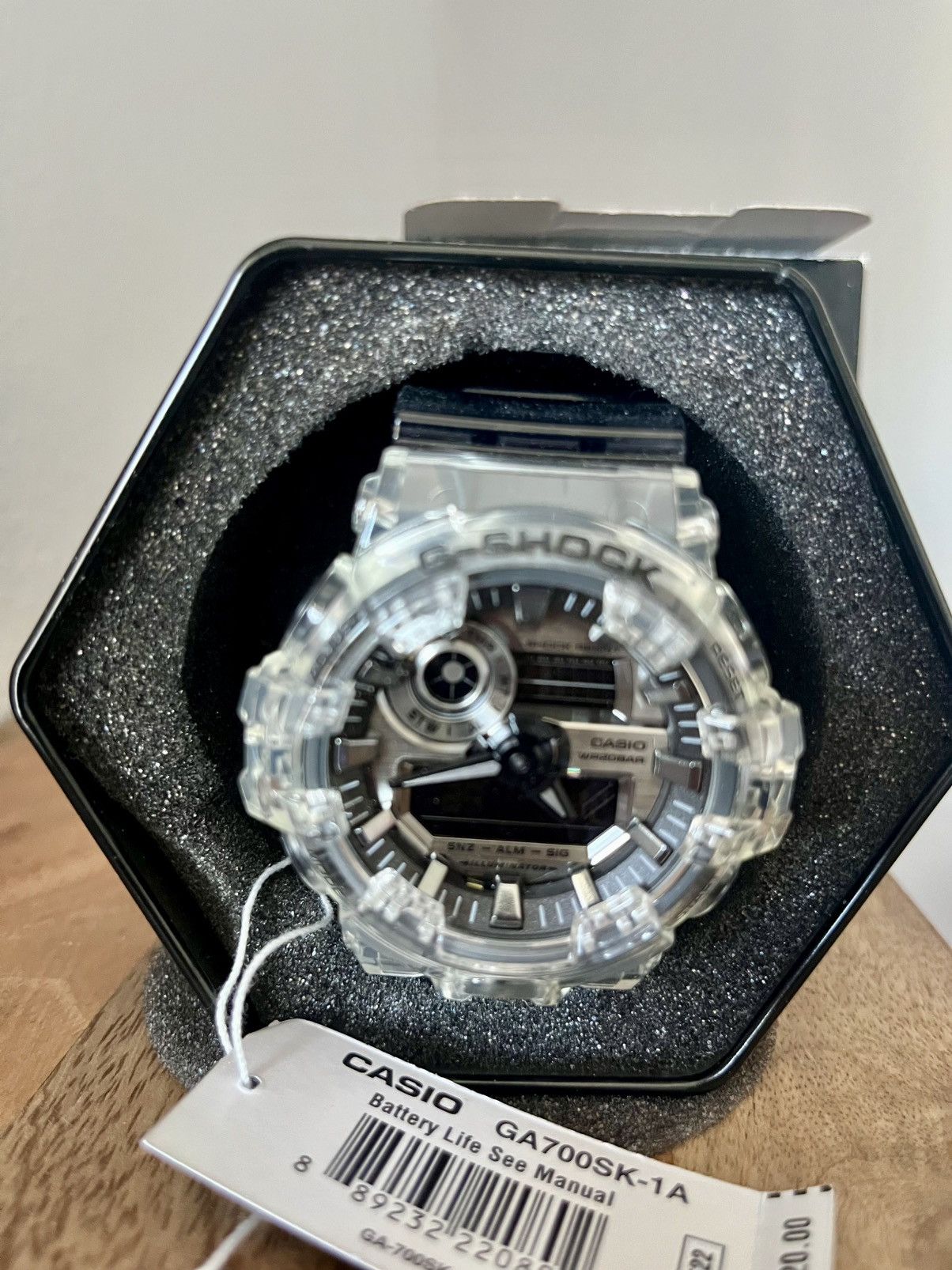 Casio CASIO G-SHOCK Men's Watch Clear skeleton GA-700SK-1A USA Size ONE SIZE - 10 Thumbnail