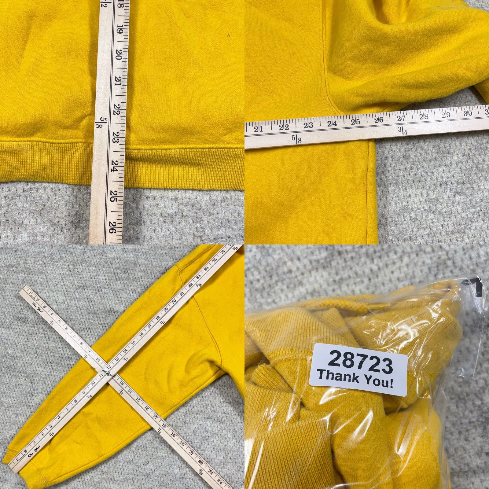 Chaps VINTAGE Chaps Ralph Lauren Hoodie Men XL Yellow Sweatshirt Script Spell Out Y2K Size US XL / EU 56 / 4 - 8 Thumbnail